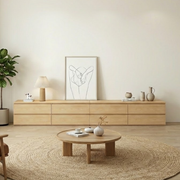 Loft Ensio Entertainment Unit, W320cm, Natural Wood