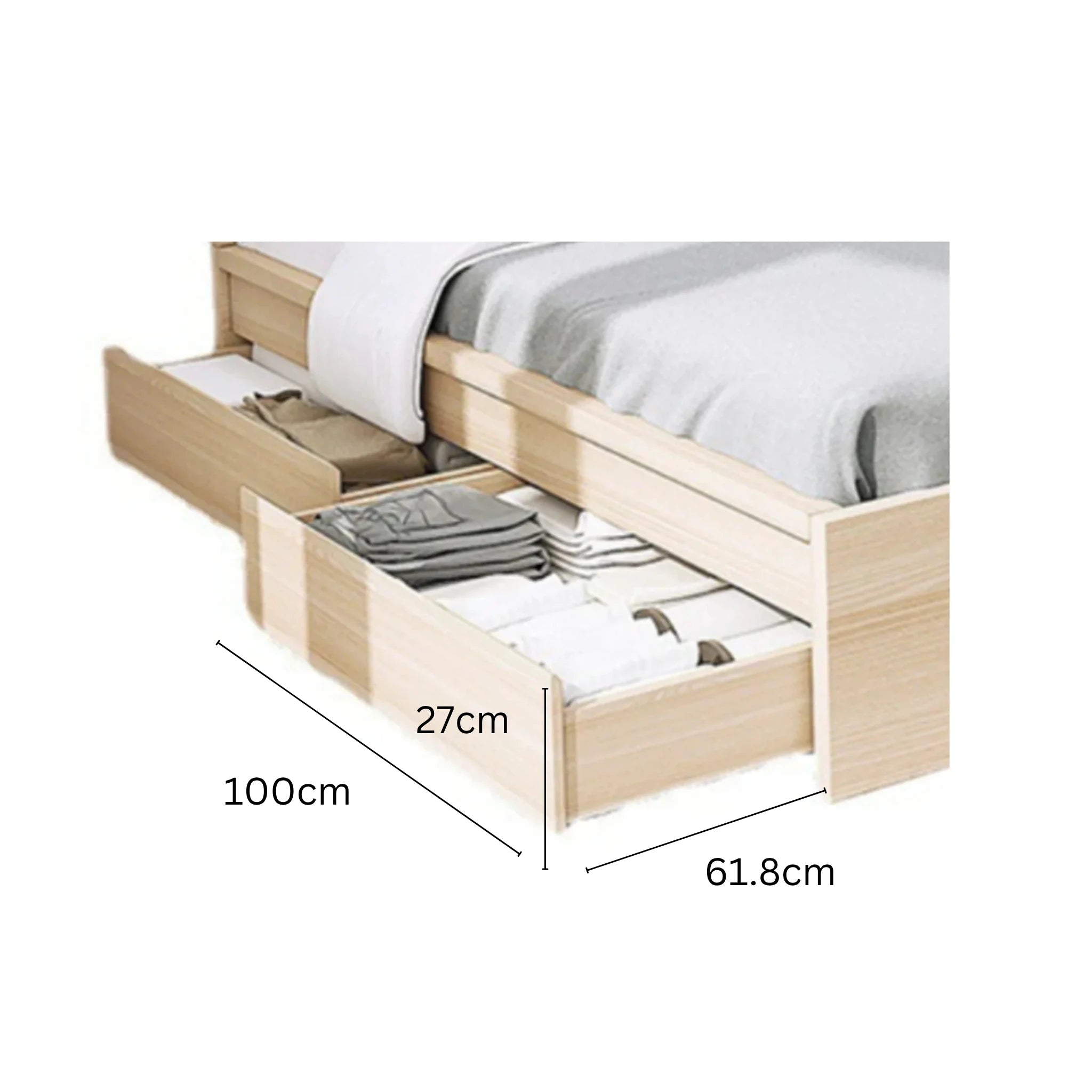 Loft Ensio Underbed Drawer, Set of 2