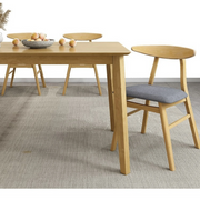 Loft Hansan Dining Chair, Natural Wood, Set of 2