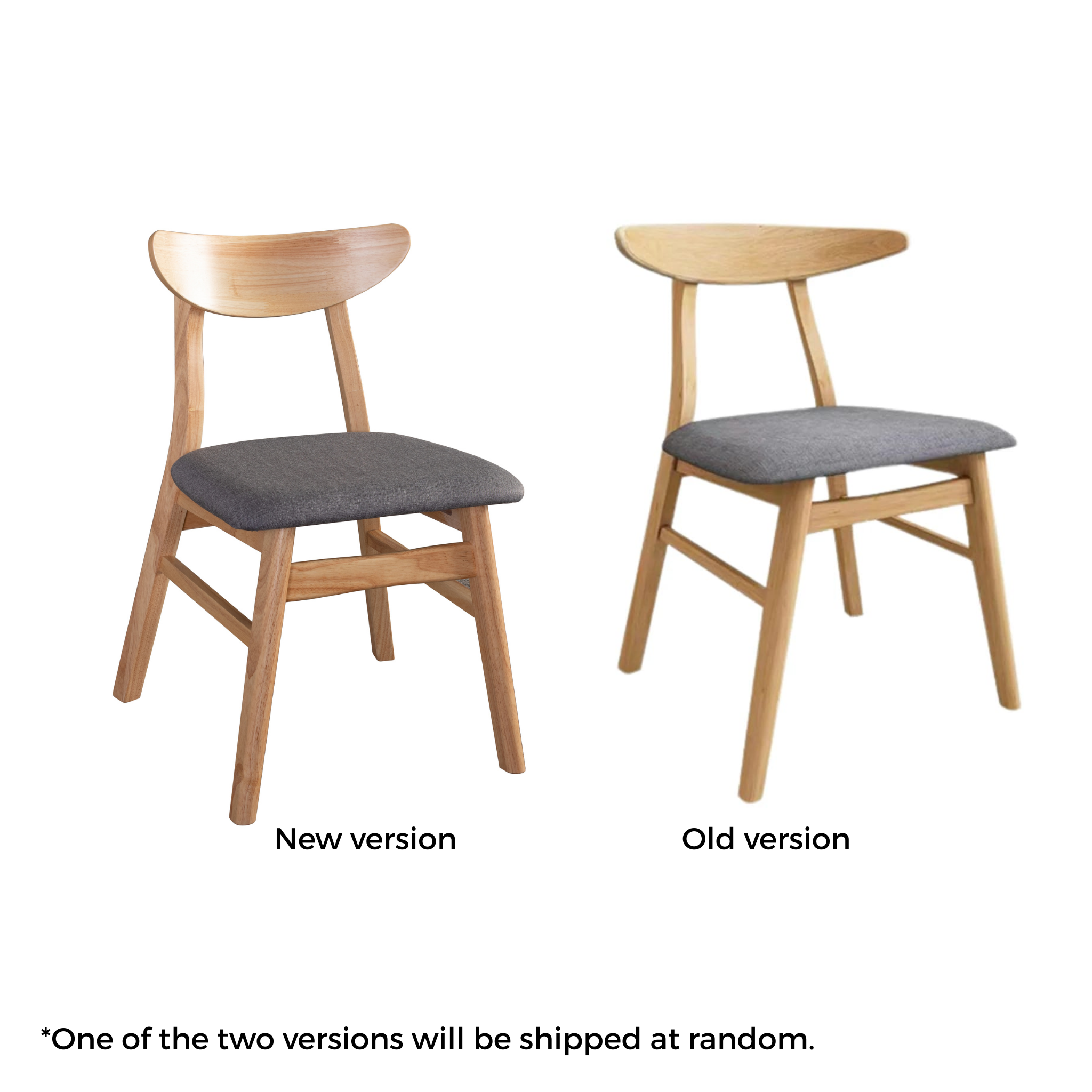 Loft Hansan Dining Chair, Natural Wood, Set of 2