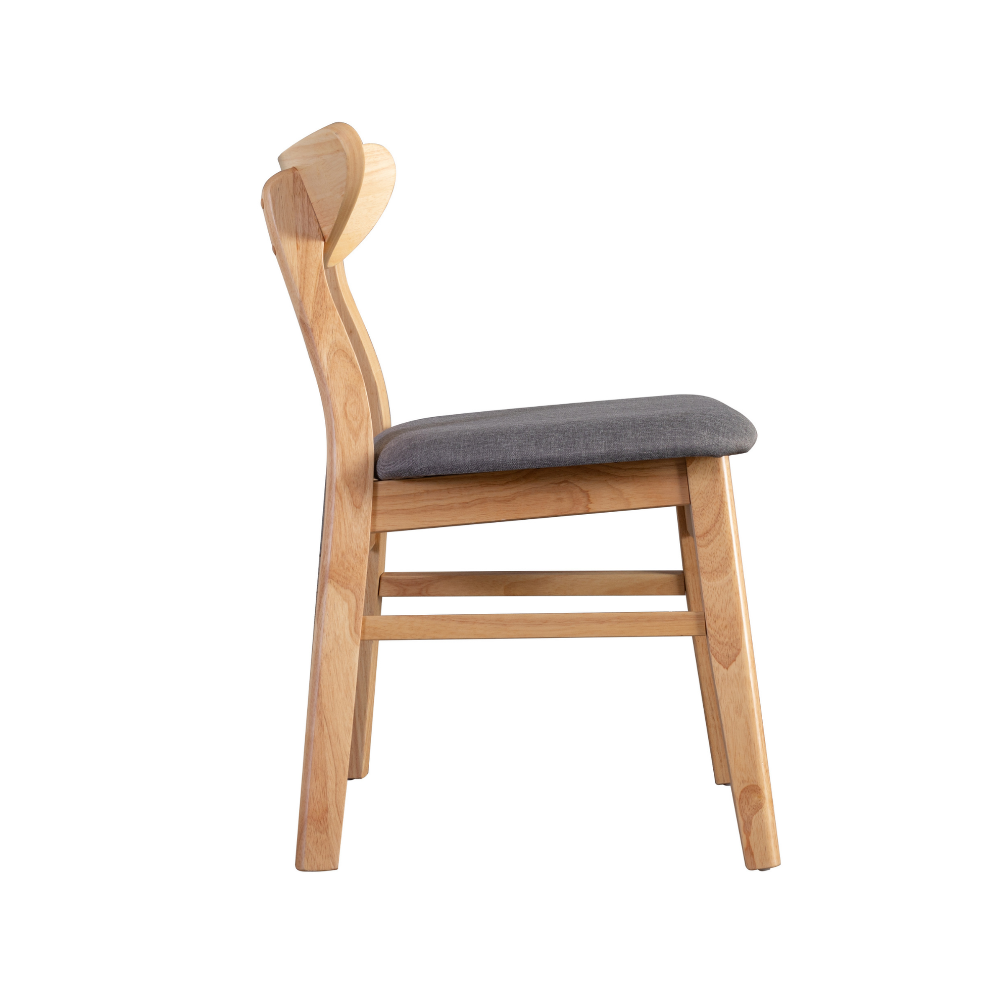 Loft Hansan Dining Chair, Natural Wood, Set of 2