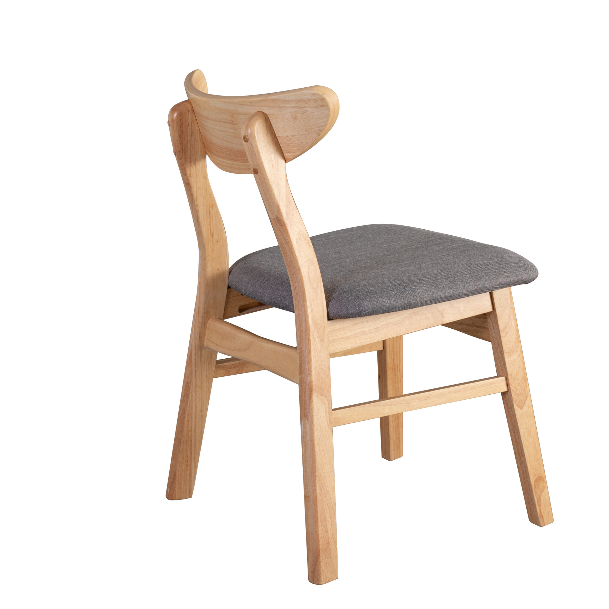 Loft Hansan Dining Chair, Natural Wood, Set of 2