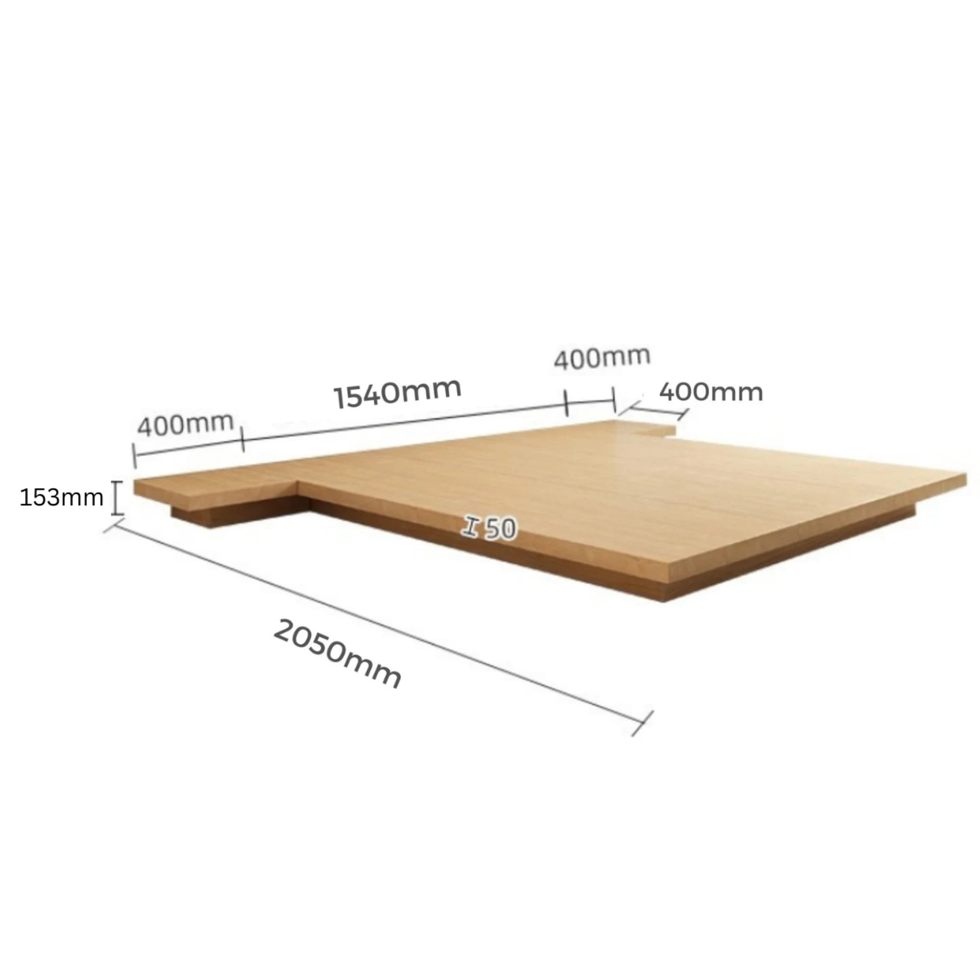 Loft Japandi NZ Queen Platform Bed Base