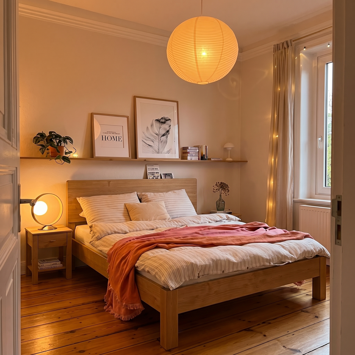 Loft Japandi Bedside Table
