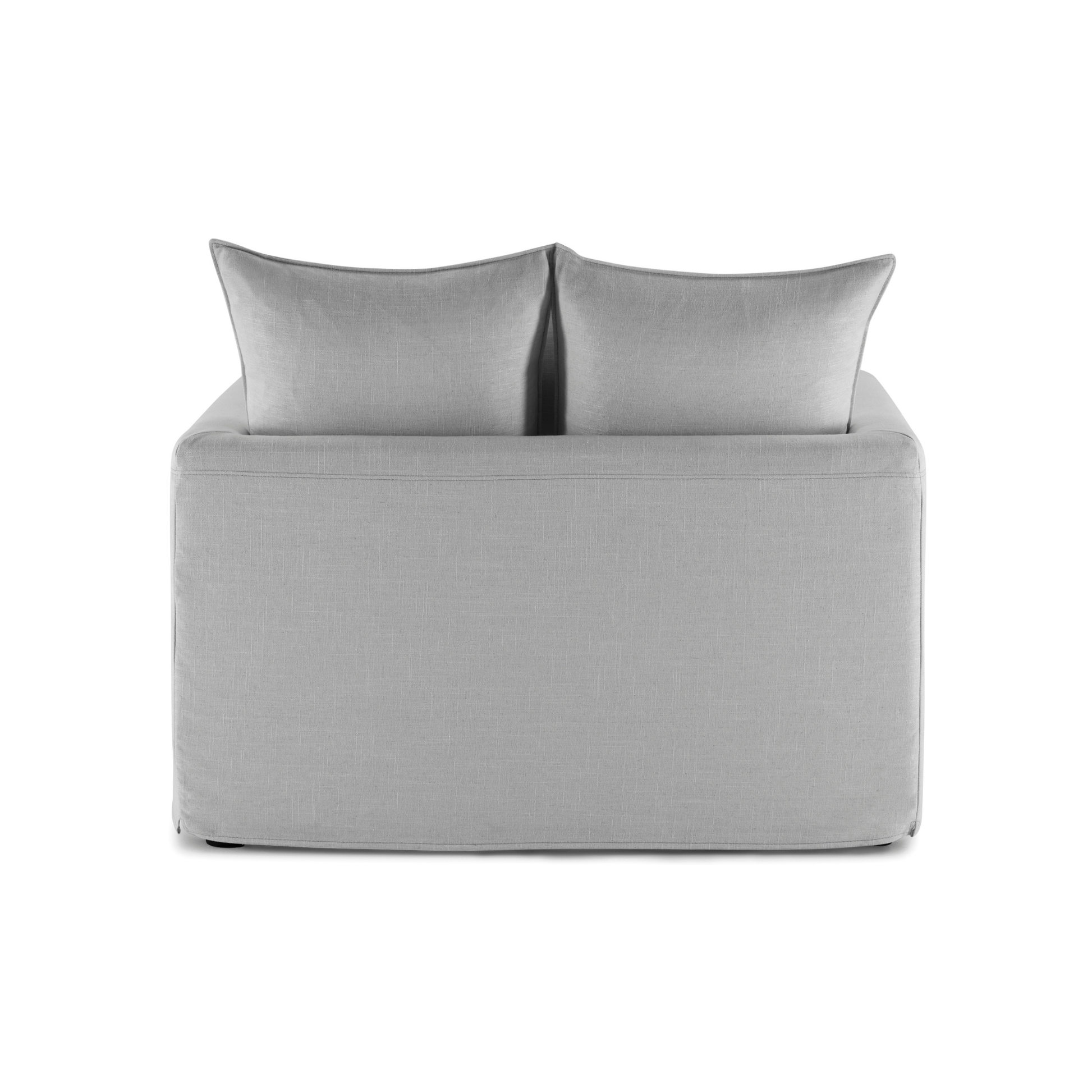 MODE Crepes Linen Armchair, Light Grey