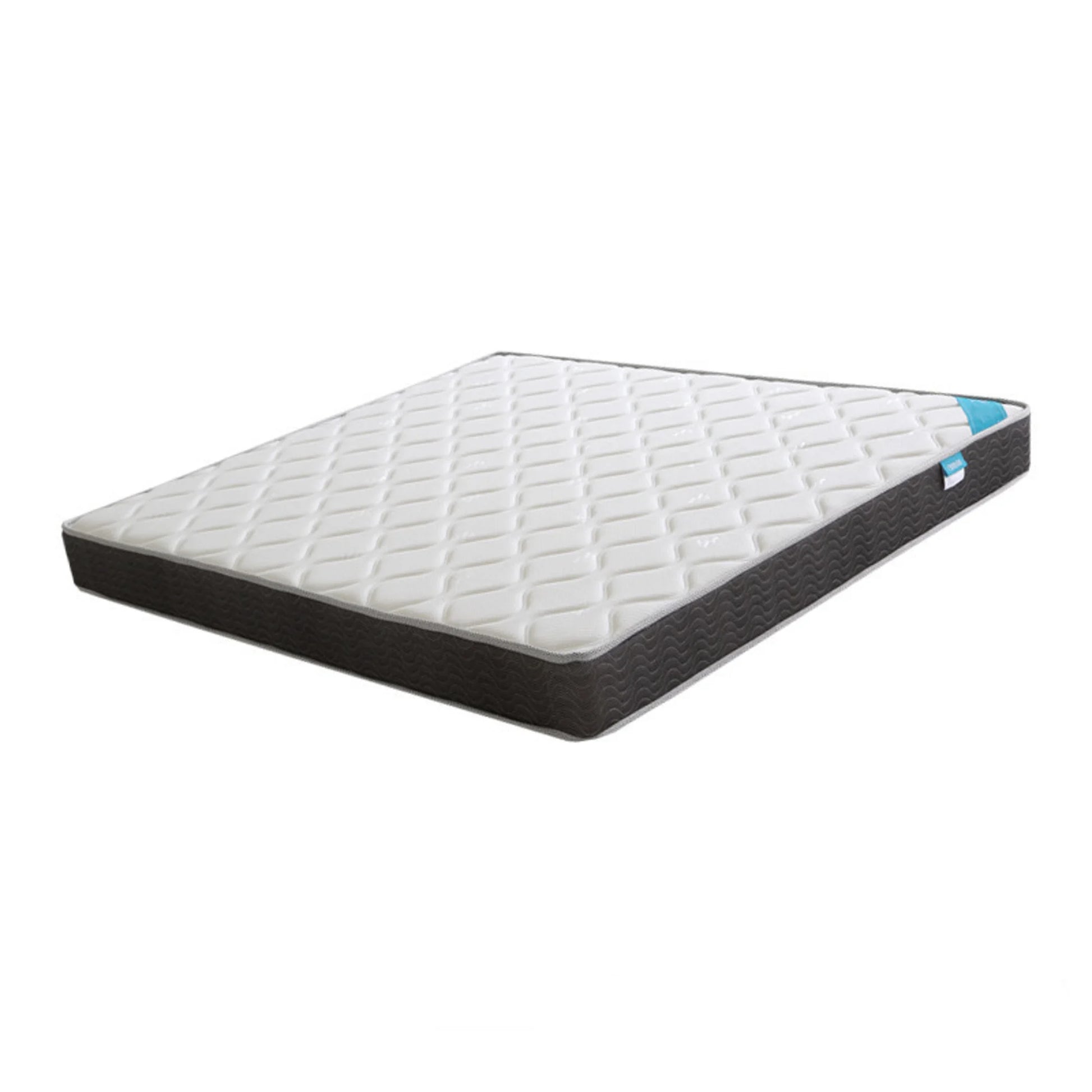 SolidWood Simeng Spring Mattress, Extra-Firm, White & Grey