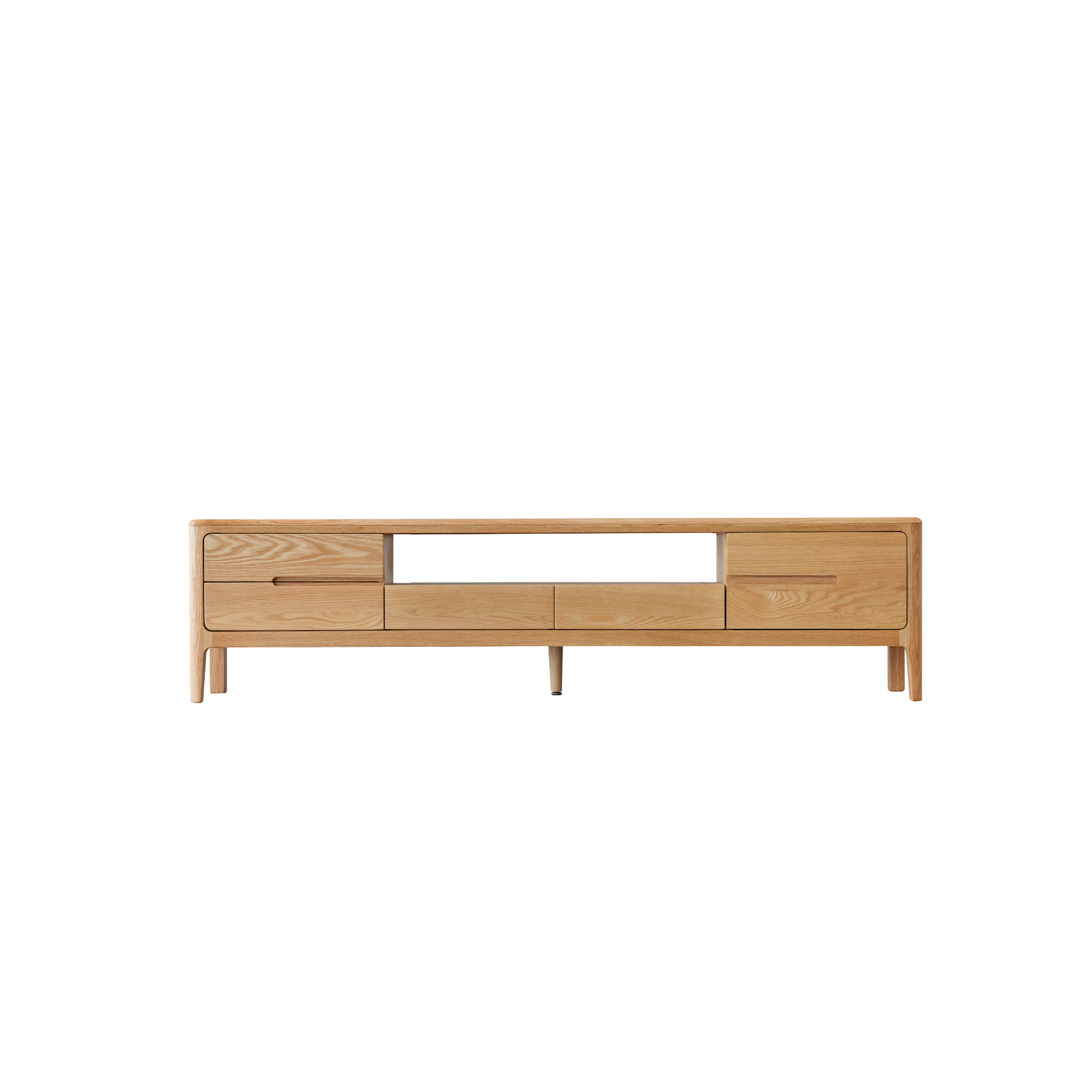 Solidwood Rayden Entertainment Unit, Oak