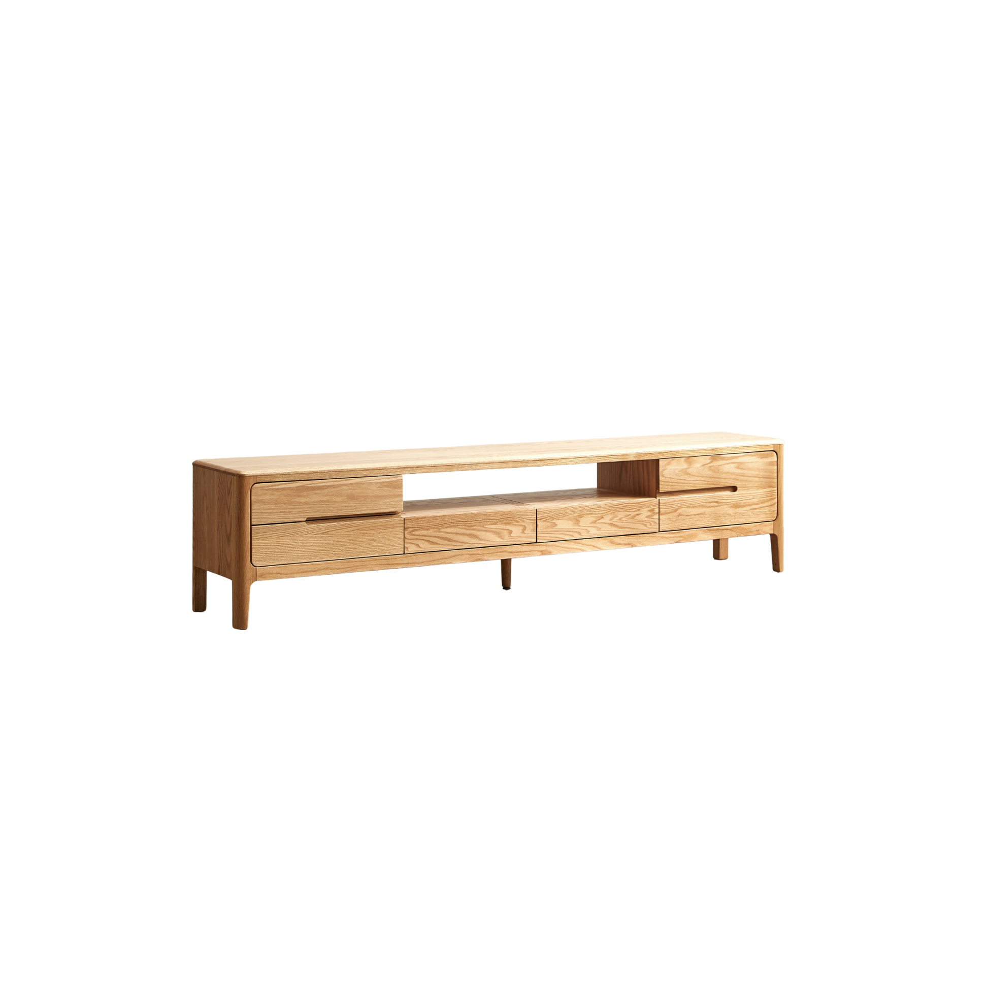 Solidwood Rayden Entertainment Unit, Oak
