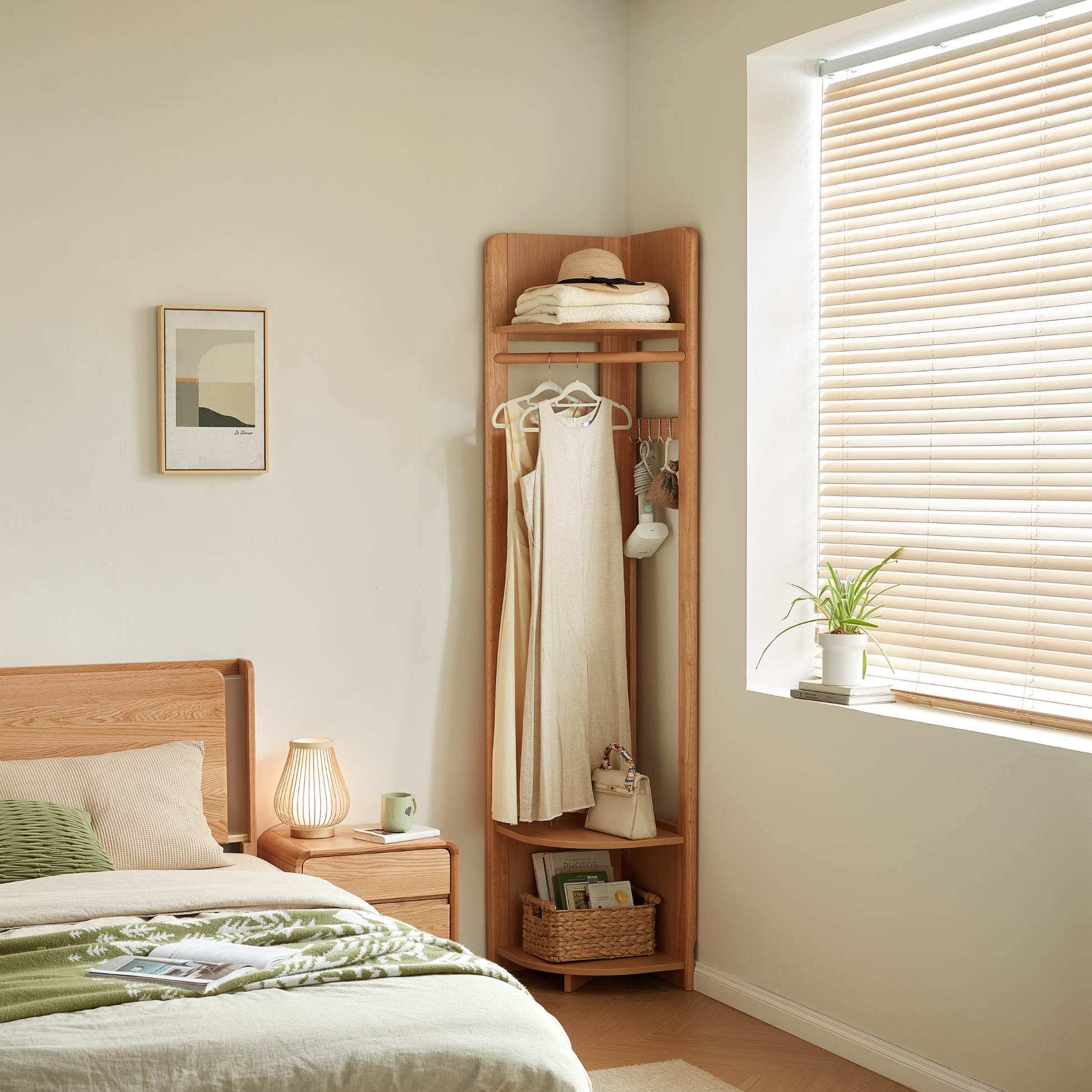 Linspire Aalto Corner Clothes Rack