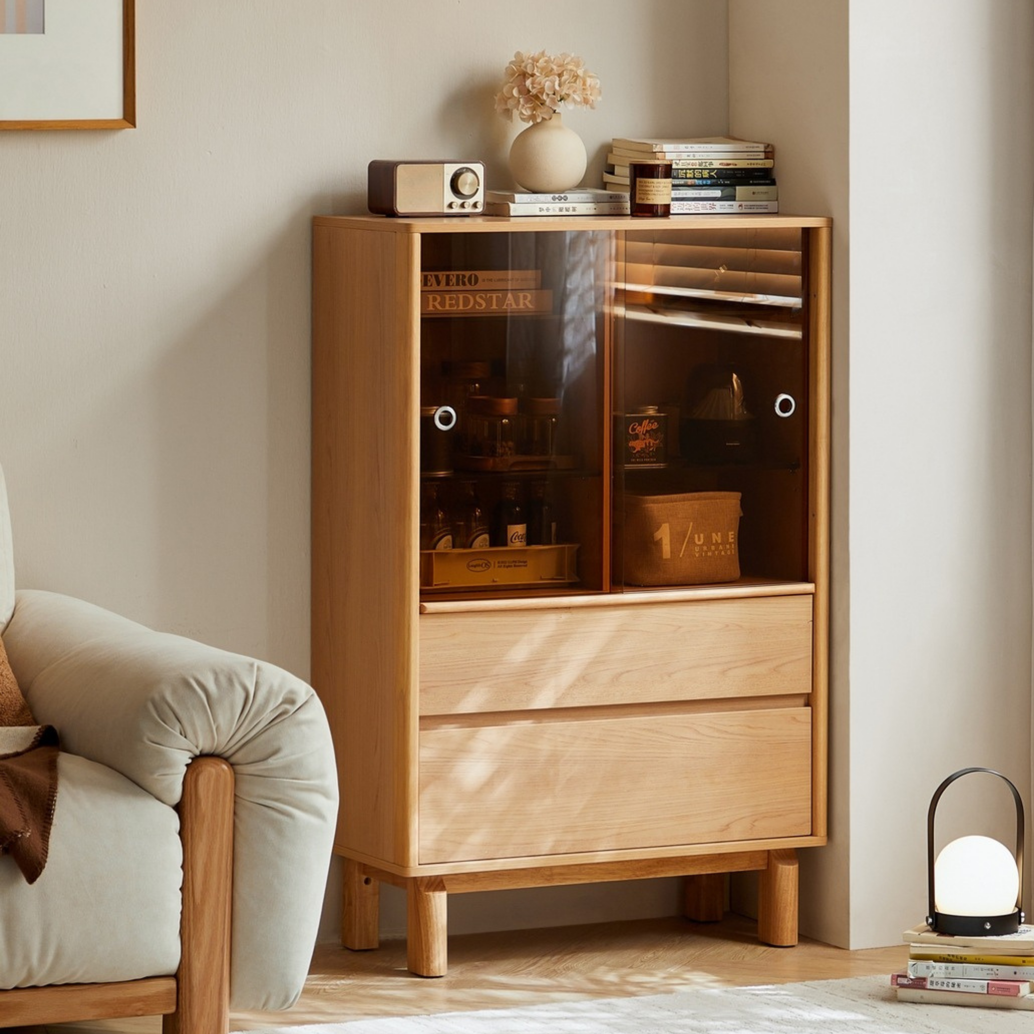 Linspire Aalto Display Cabinet with Glass Door