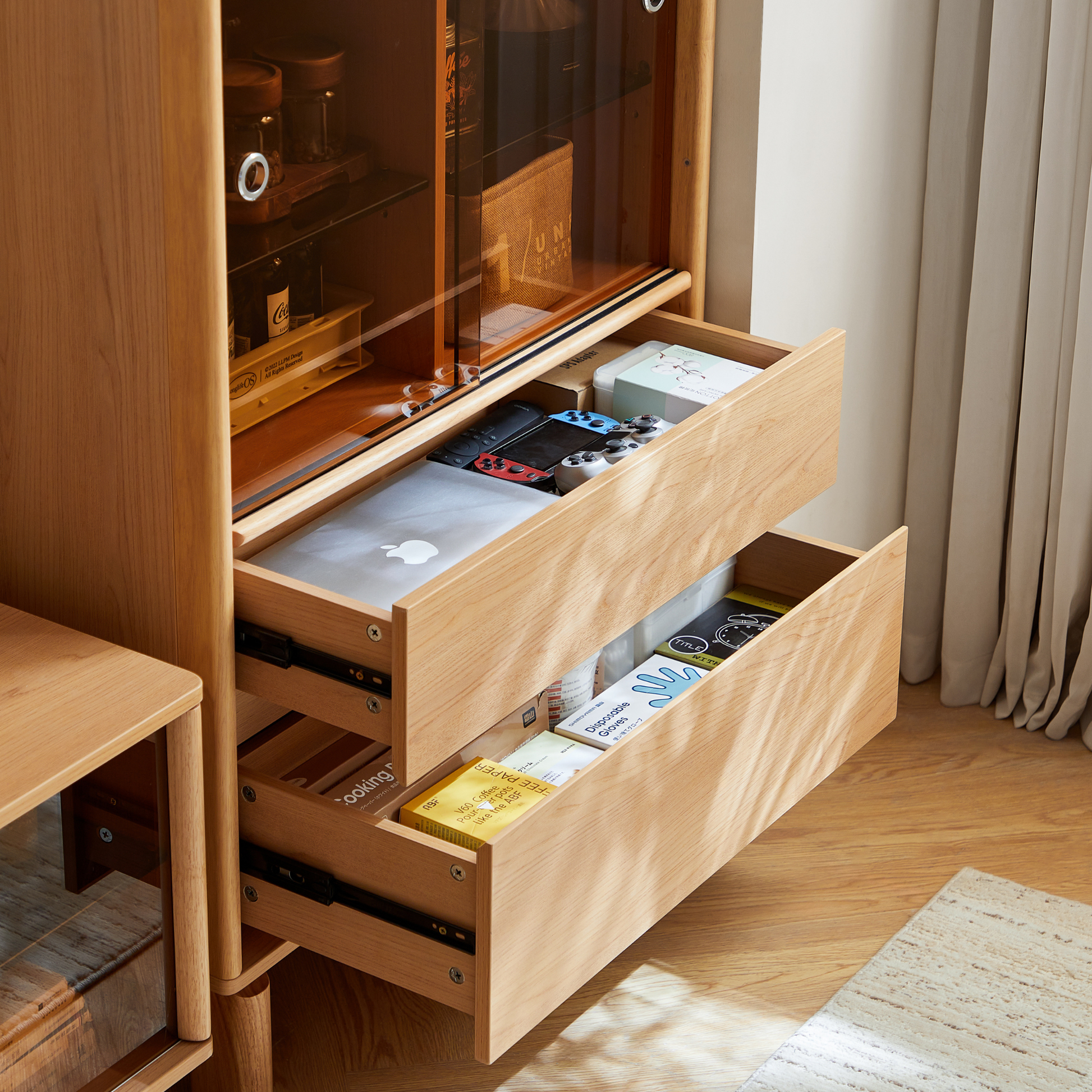 Linspire Aalto Display Cabinet with Glass Door