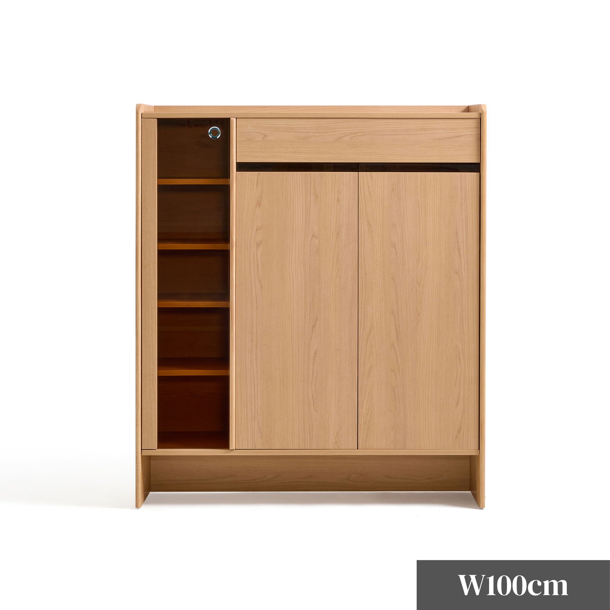 Linspire Aalto Shoe Cabinet with Glass Door, W100cm