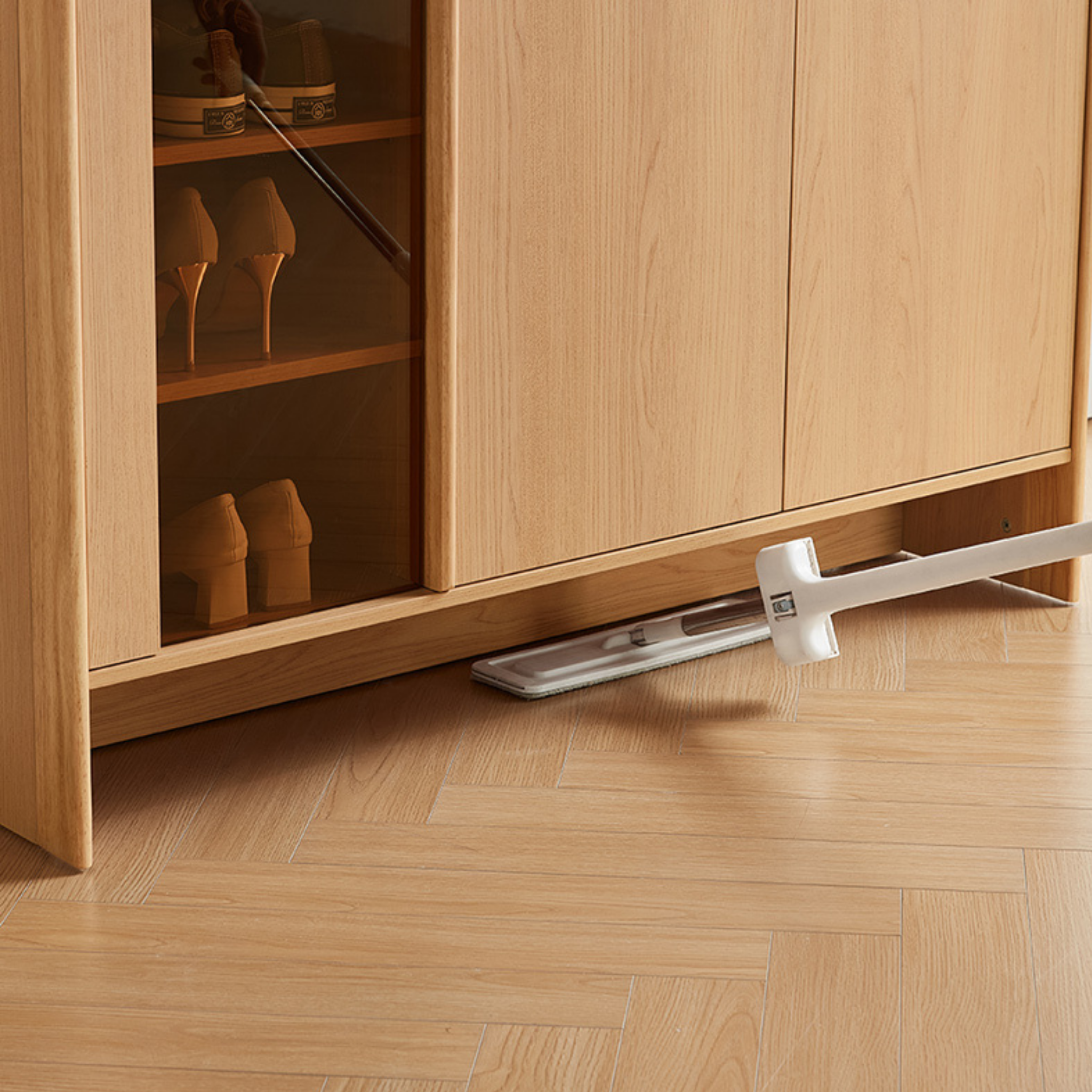 Linspire Aalto Shoe Cabinet with Glass Door, W100cm