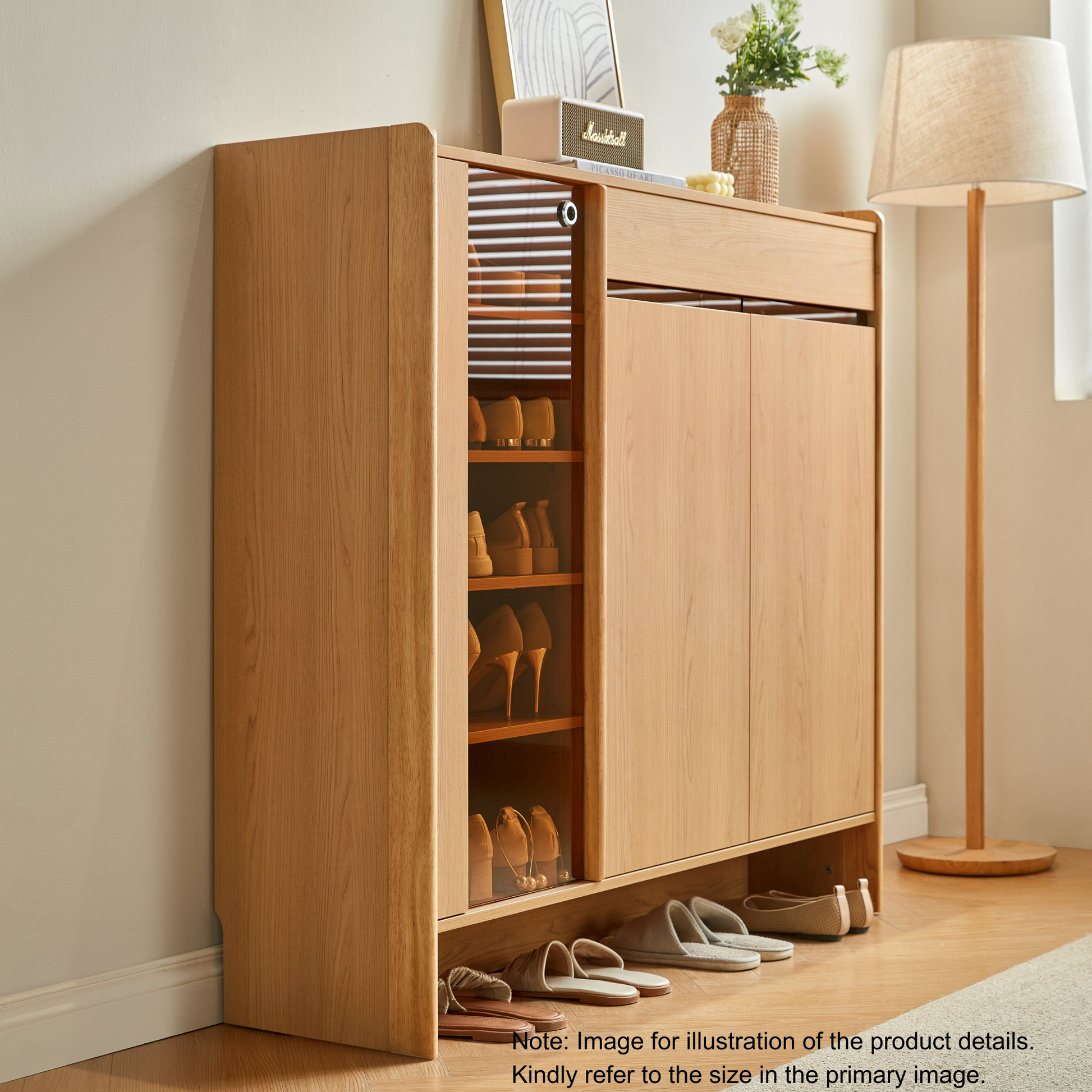 Linspire Aalto Shoe Cabinet with Glass Door, W100cm