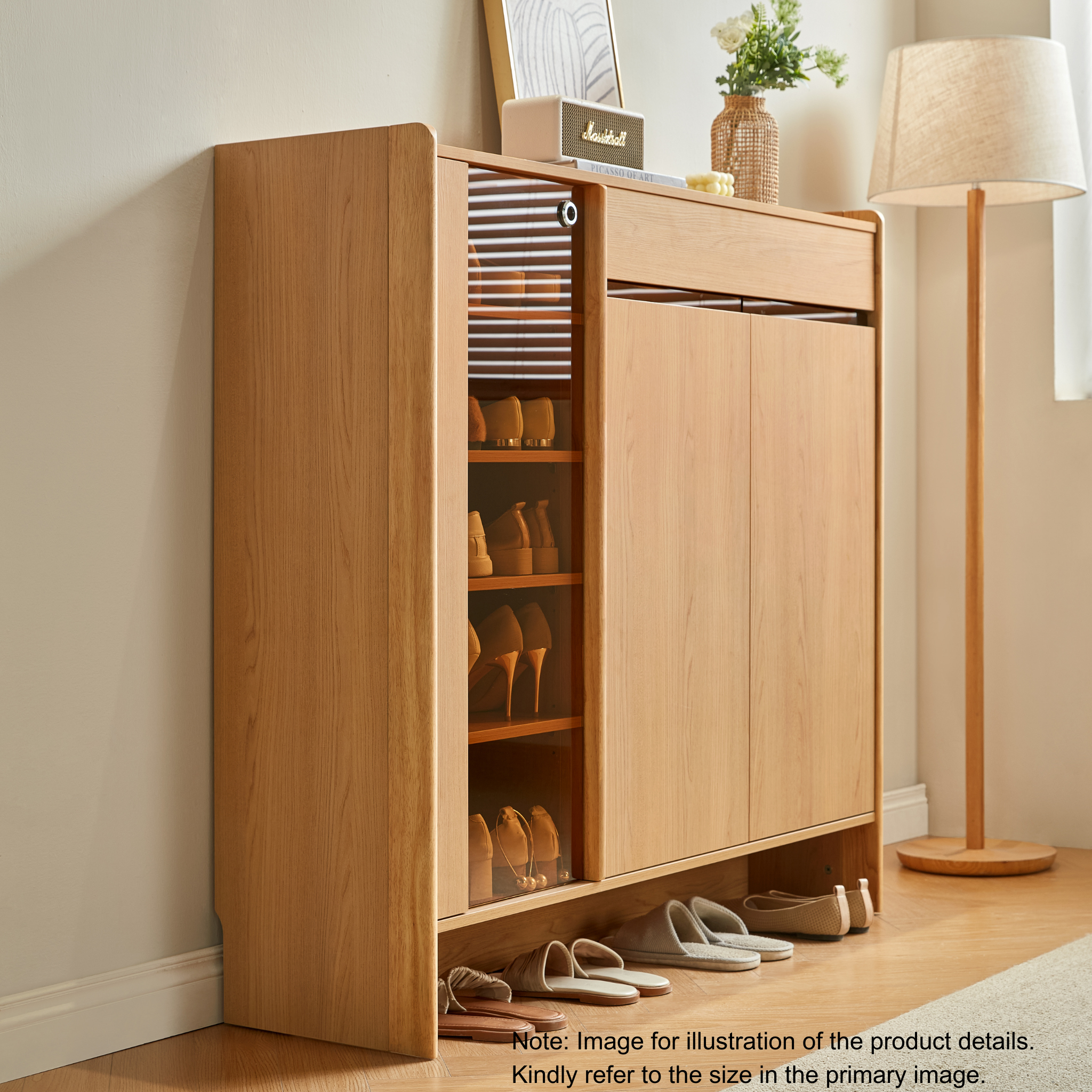 Linspire Aalto Shoe Cabinet with Glass Door, W100cm