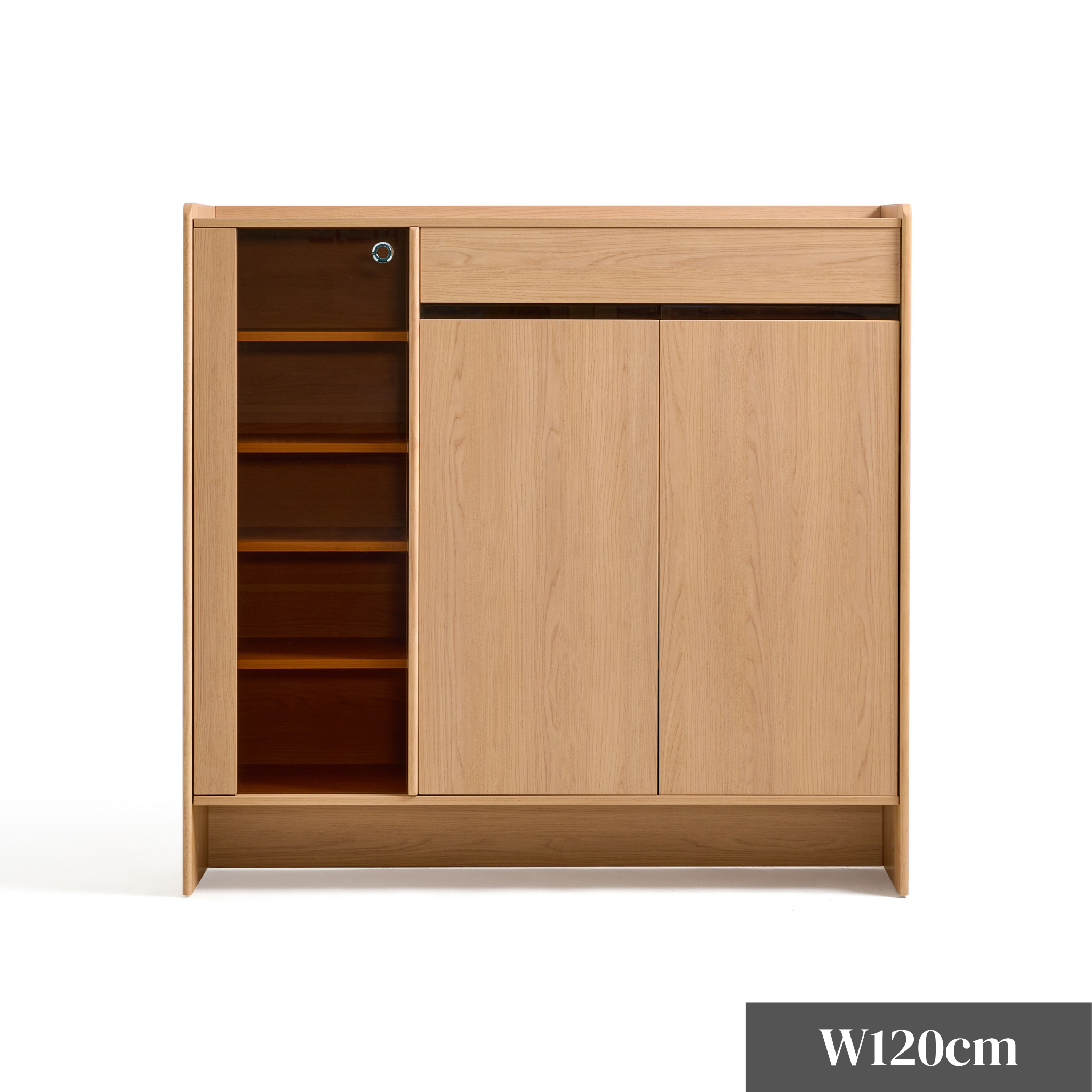Linspire Aalto Shoe Cabinet with Glass Door, W120cm