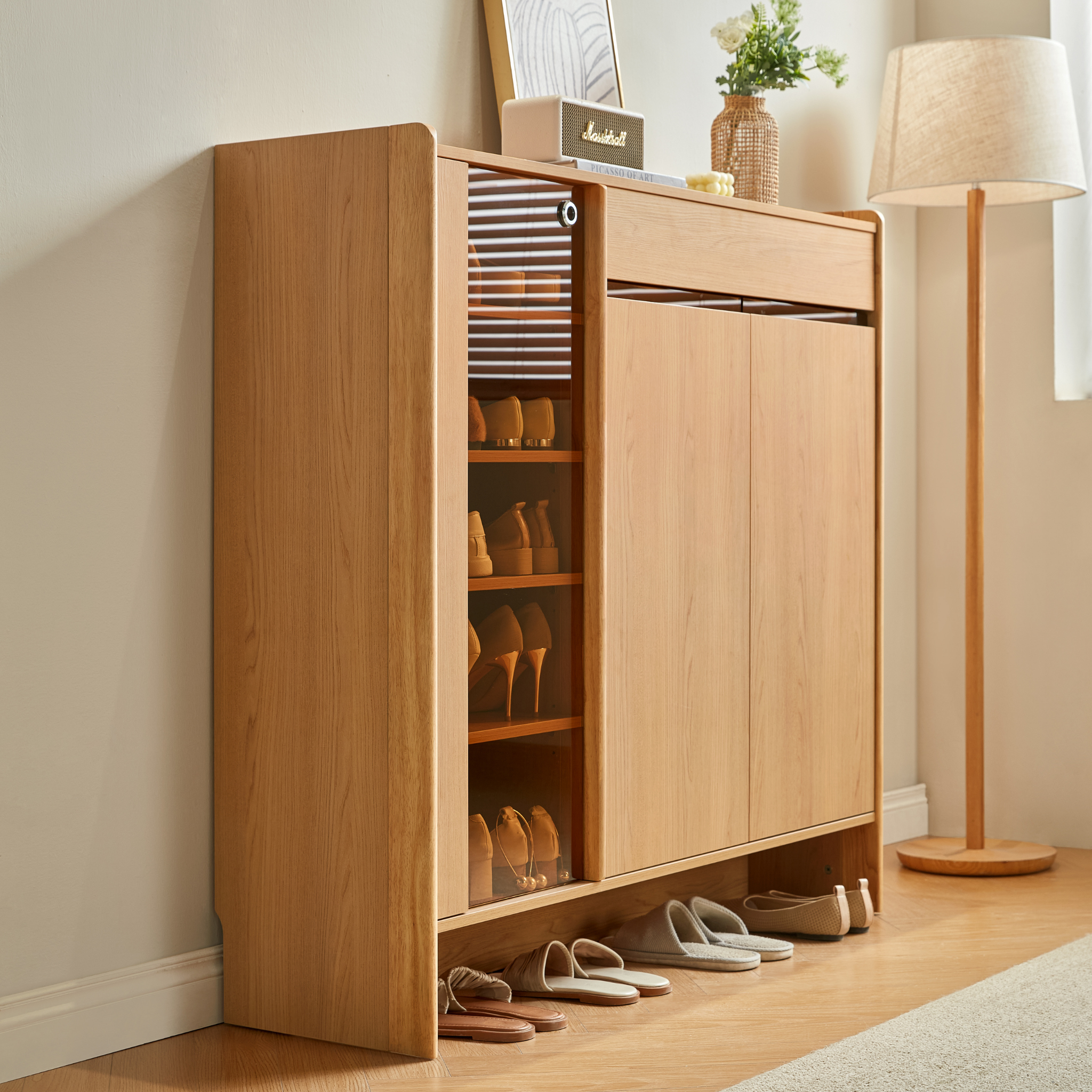 Linspire Aalto Shoe Cabinet with Glass Door, W120cm