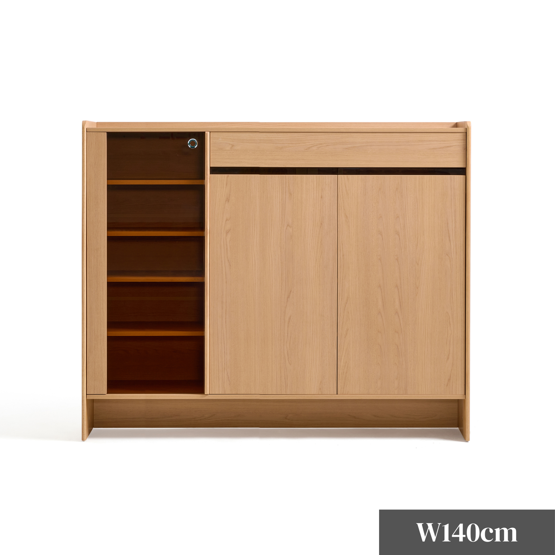 Linspire Aalto Shoe Cabinet with Glass Door, W140cm
