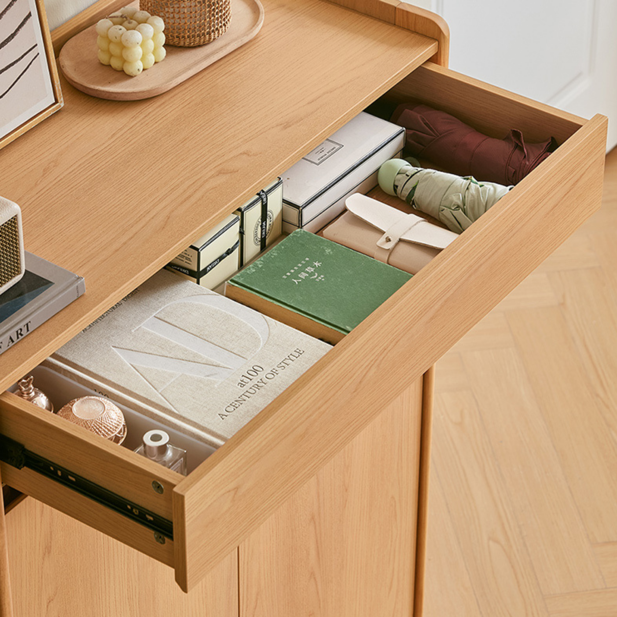Linspire Aalto Shoe Cabinet with Glass Door, W140cm