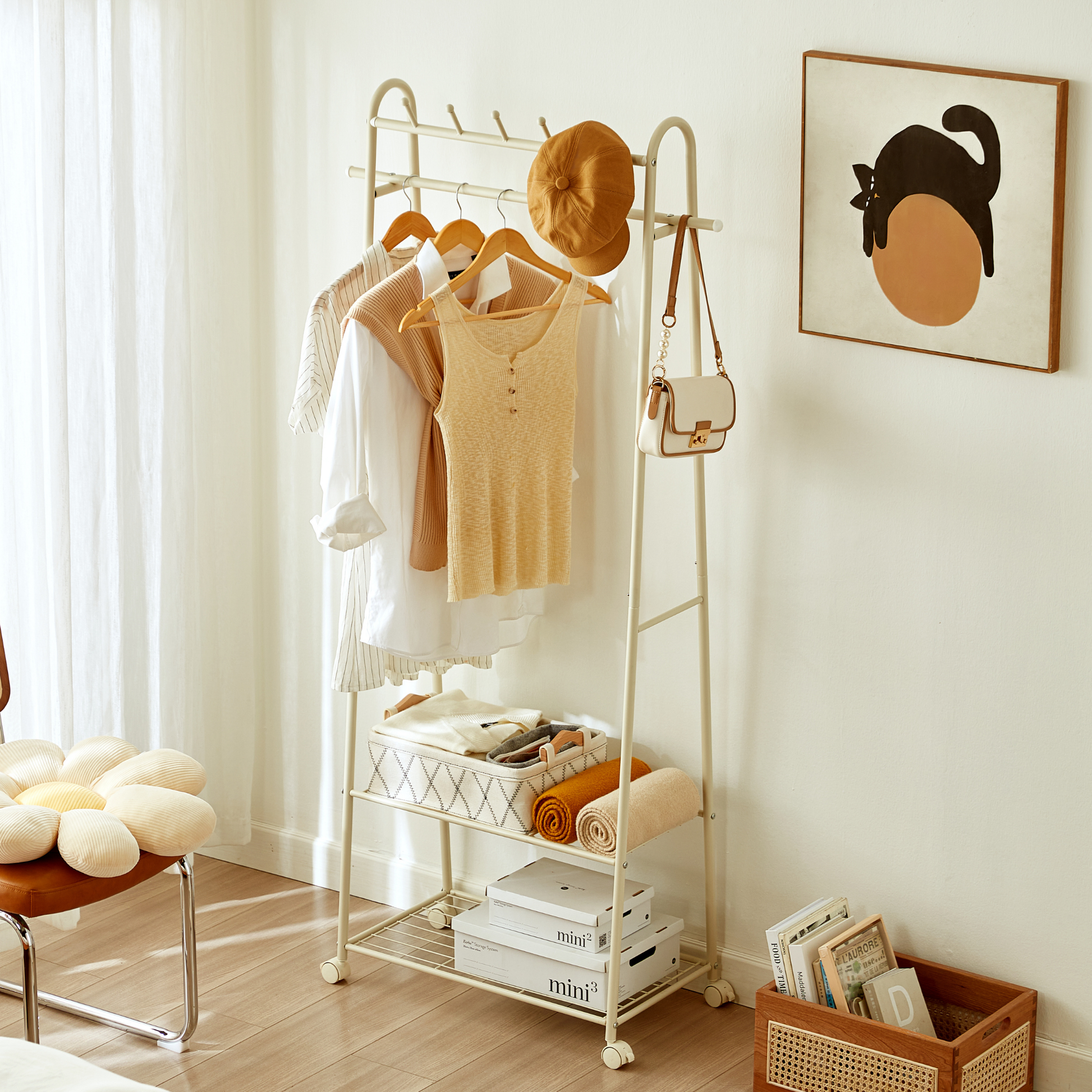 Linspire Grove Movable Clothes Rack