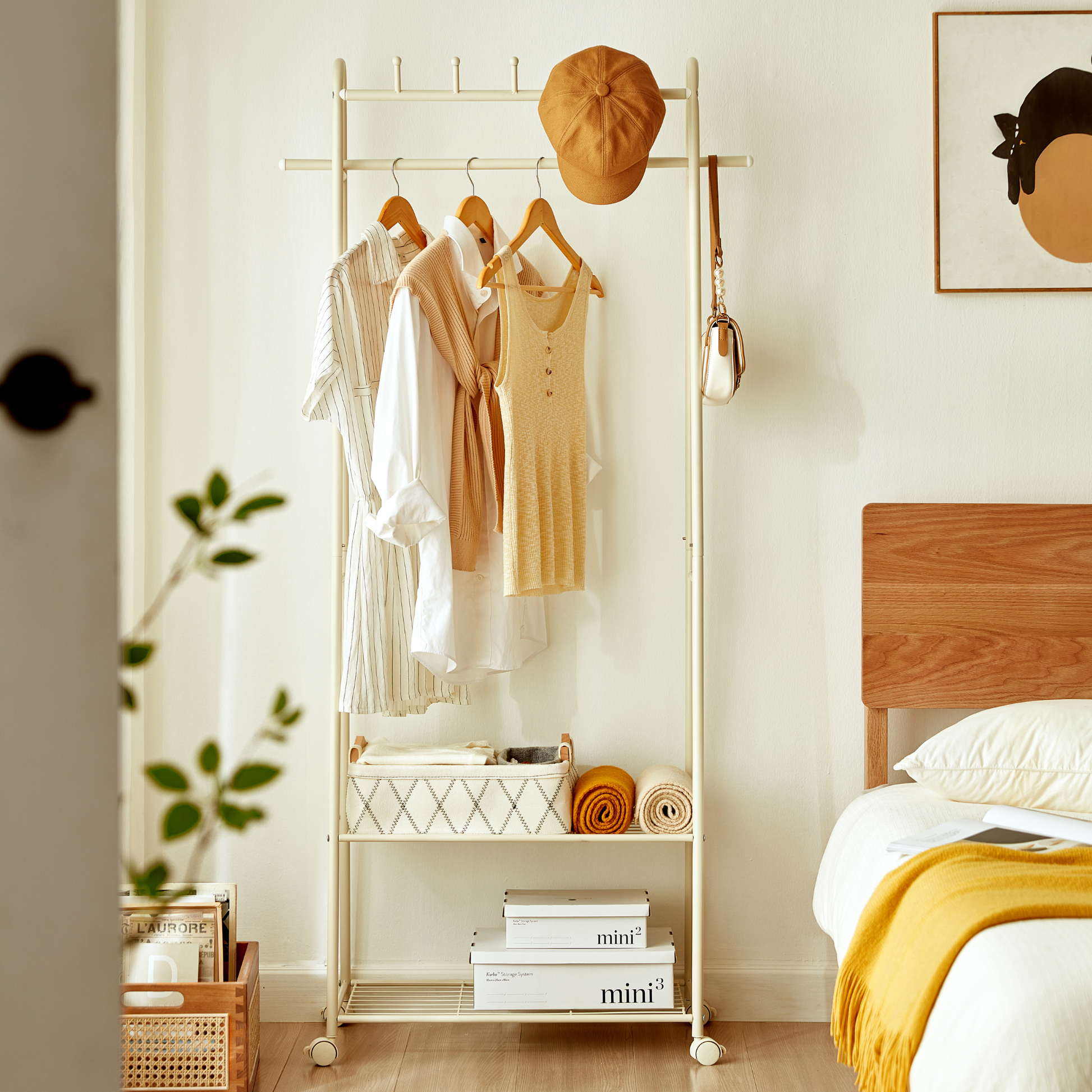 Linspire Grove Movable Clothes Rack