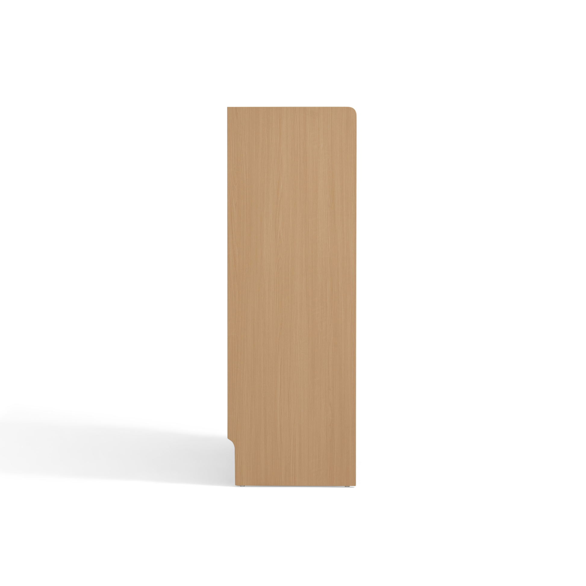 Linspire Miro Shoe Cabinet, Natural Wood & Light Grey