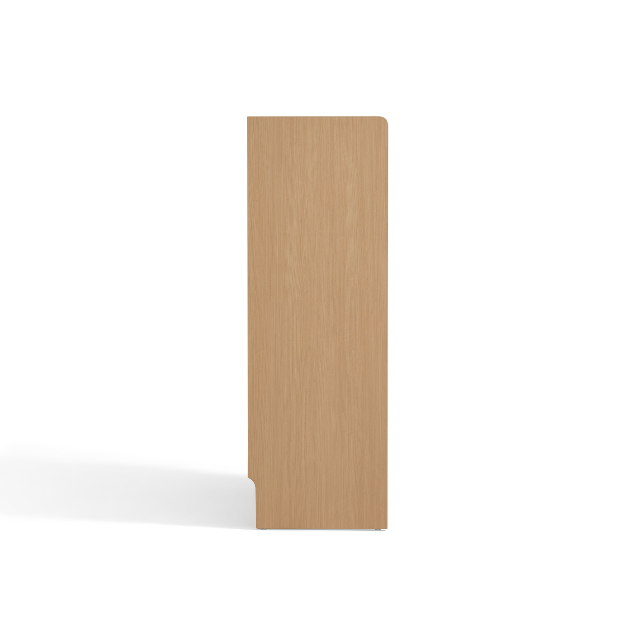 Linspire Miro Shoe Cabinet, Natural Wood & Light Grey