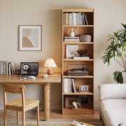 Linspire Ursula Storage Bookcase, Natural Wood