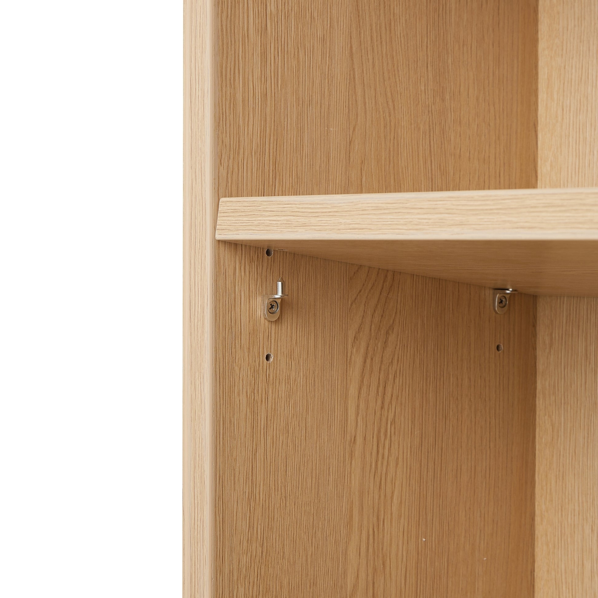 Linspire Ursula Storage Bookcase, Natural Wood