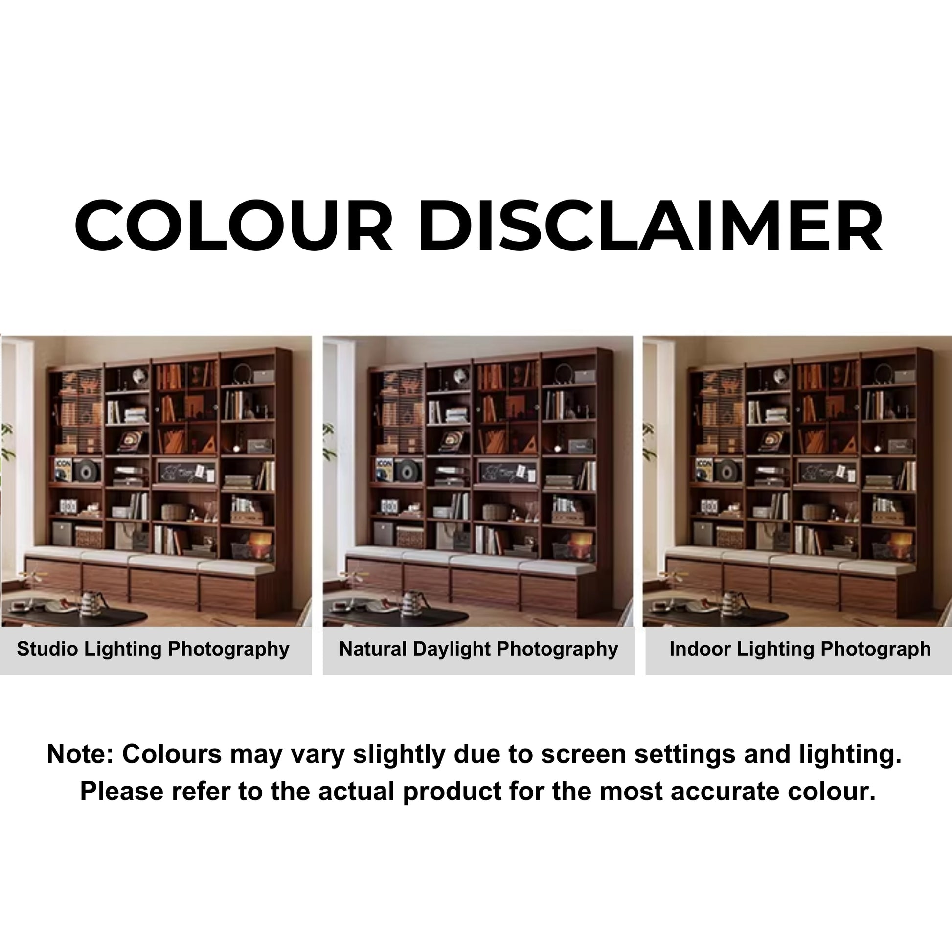 Linspire Ursula Modular Bookcase Combination, Large, Dark Wood