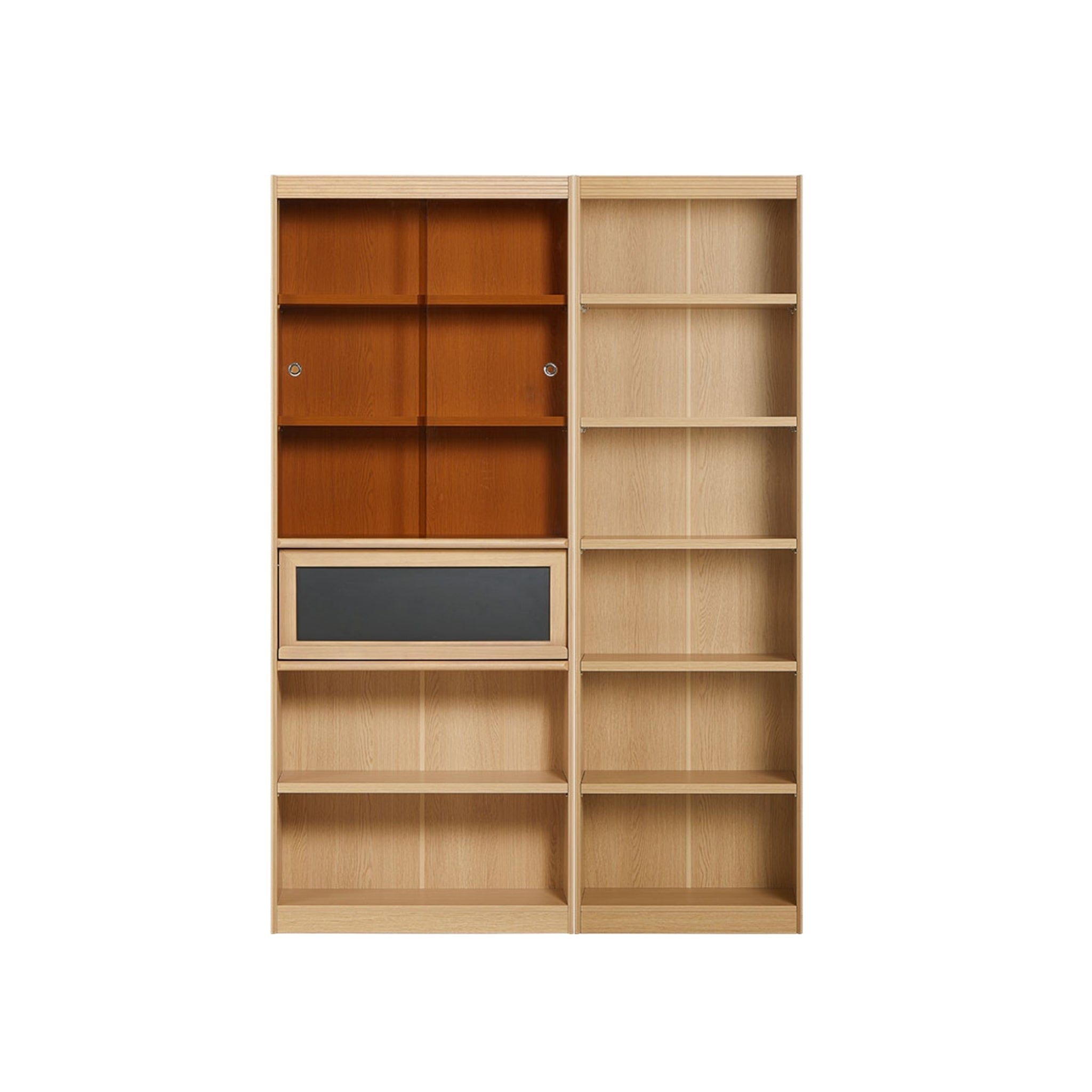 Linspire Ursula Modular Bookcase Combination, Natural Wood
