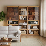 Linspire Ursula Modular Bookcase Combination, Large, Natural Wood