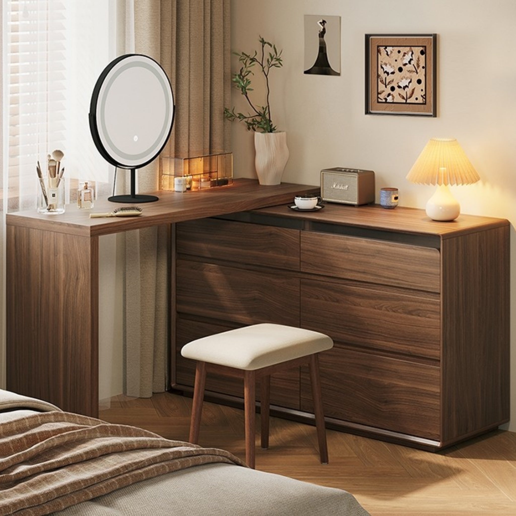 Linspire Ursula Dressing Table with 6 Drawers
