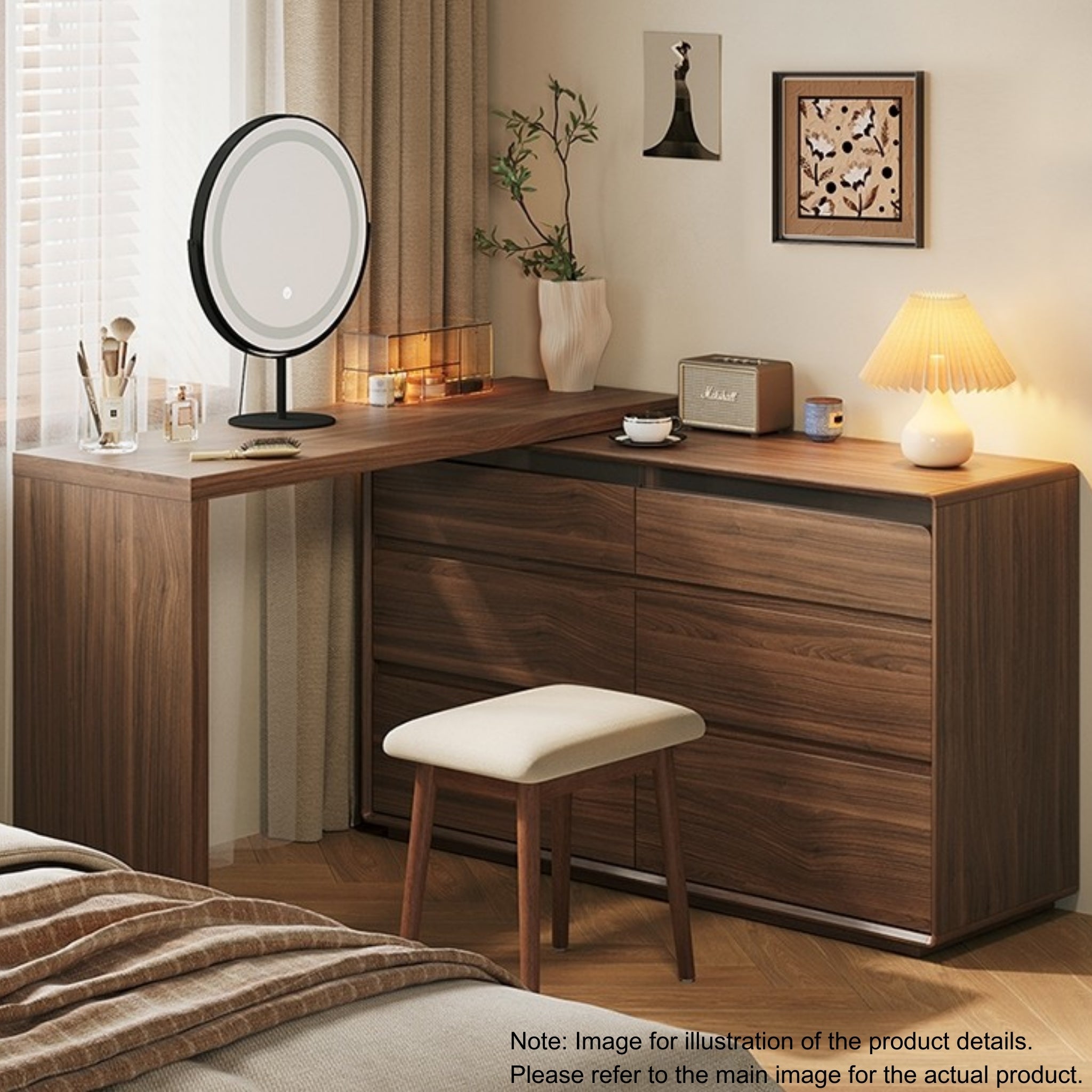 Linspire Ursula Dressing Table with 9 Drawers