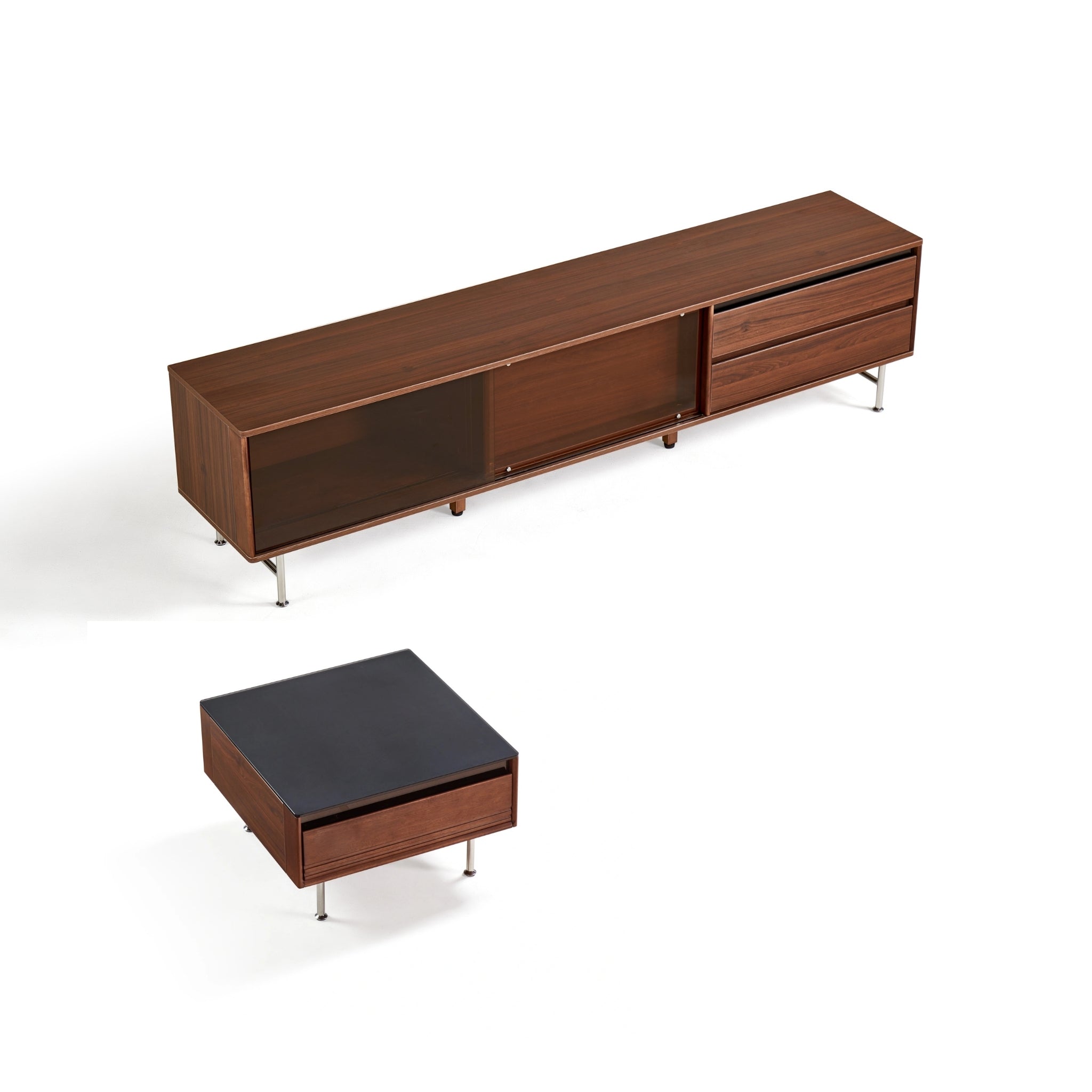 Linspire Ursula Entertainment Unit with Coffee Table Set, W200cm