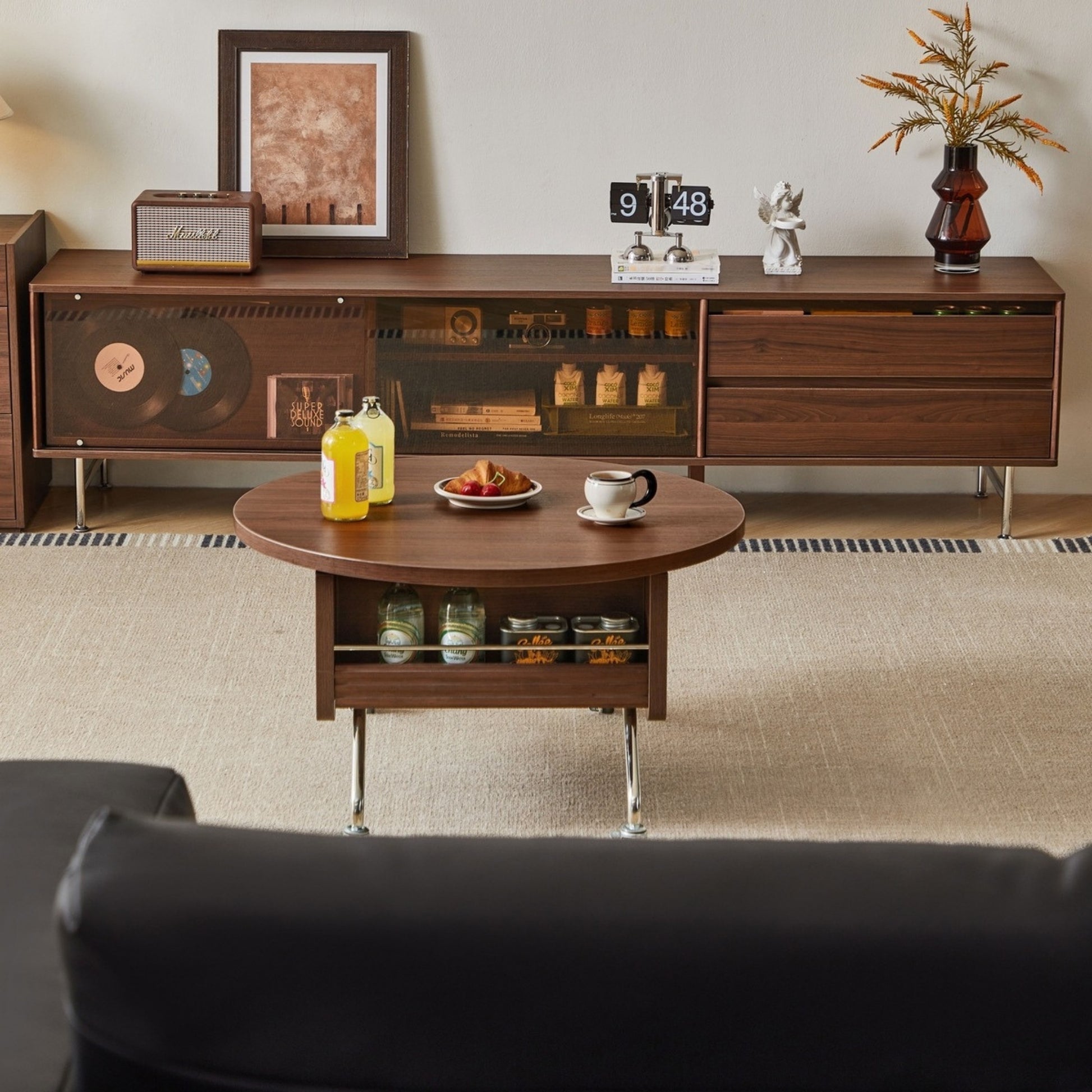 Linspire Ursula Entertainment Unit with Lift-Top Coffee Table Set, W180cm