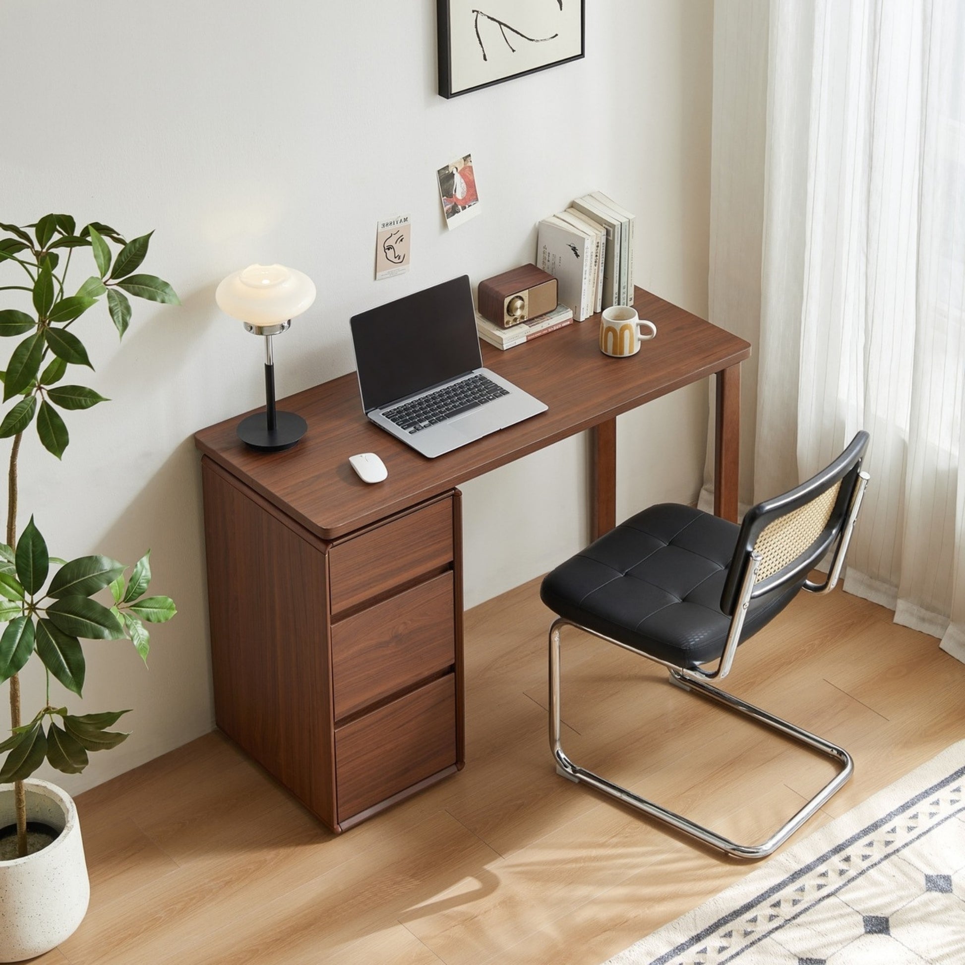 Linspire Ursula Office Desk with Drawers, W120cm