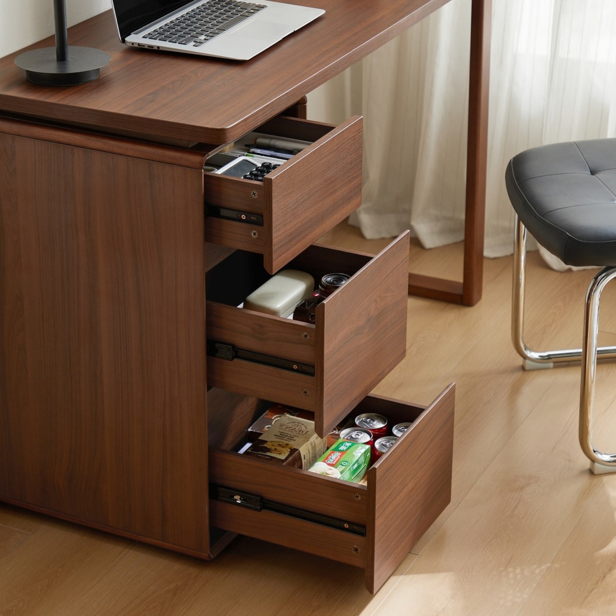 Linspire Ursula Office Desk with Drawers, W120cm