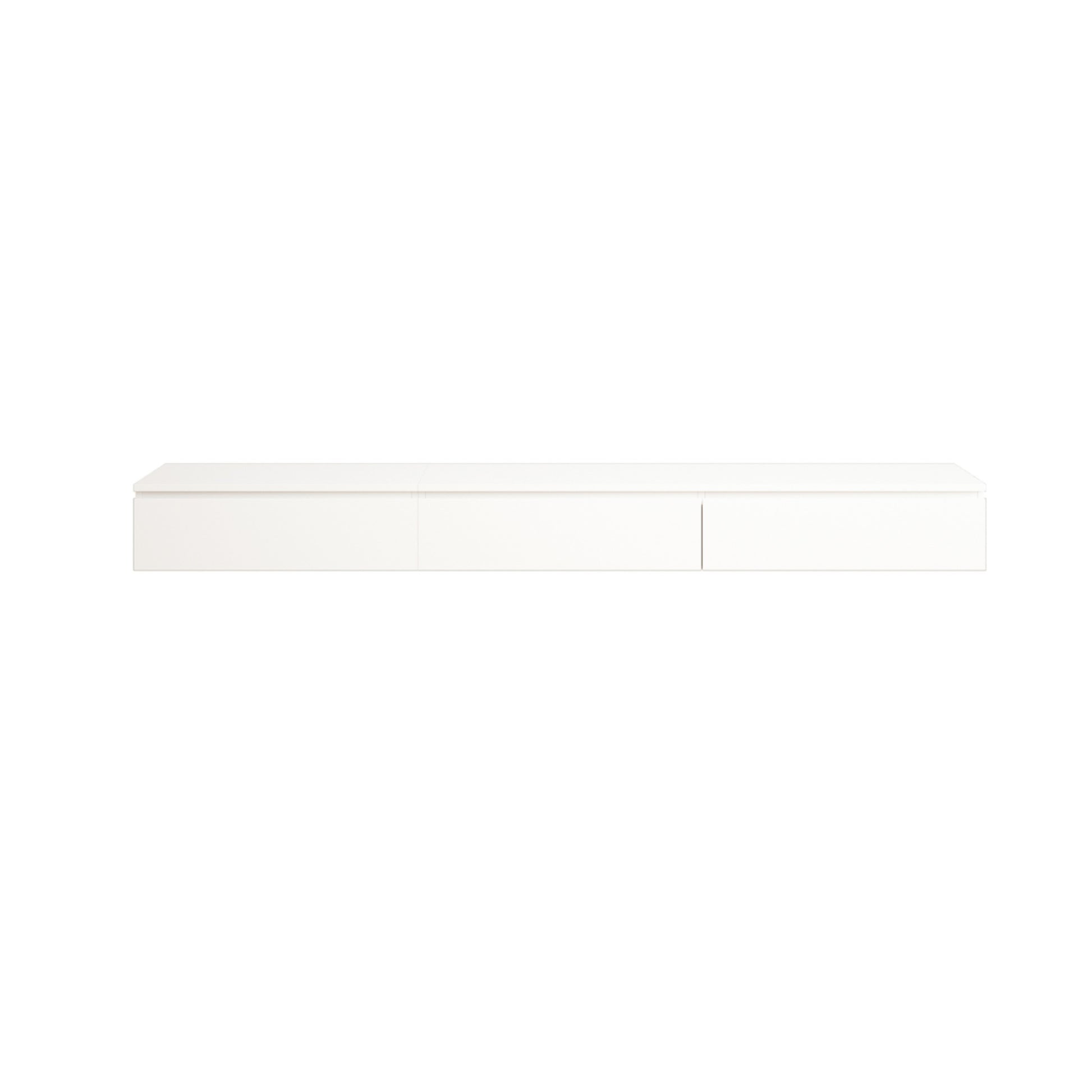 Loft Japandi Floating Entertainment Unit, 240cm, White
