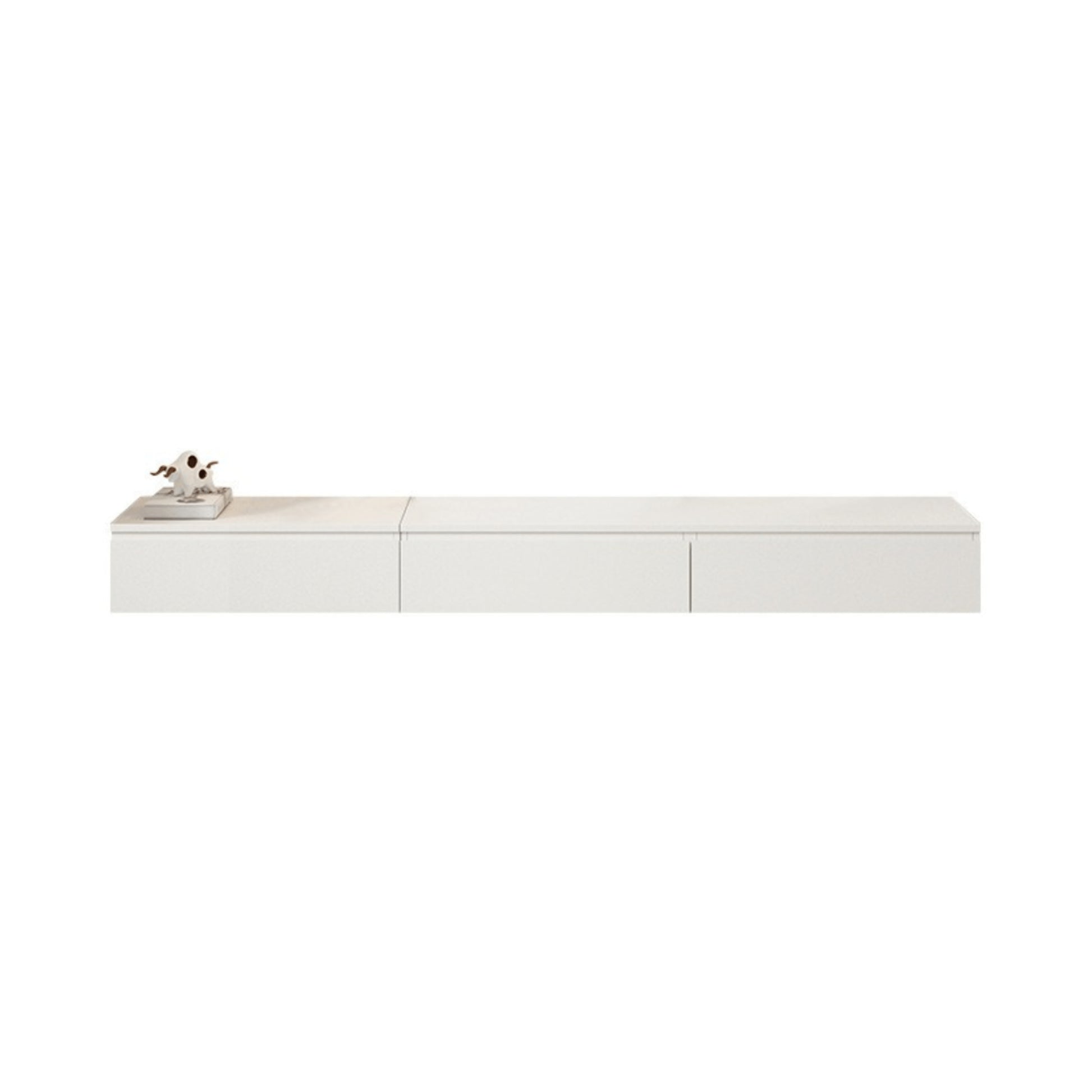 Loft Japandi Floating Entertainment Unit, 240cm, White