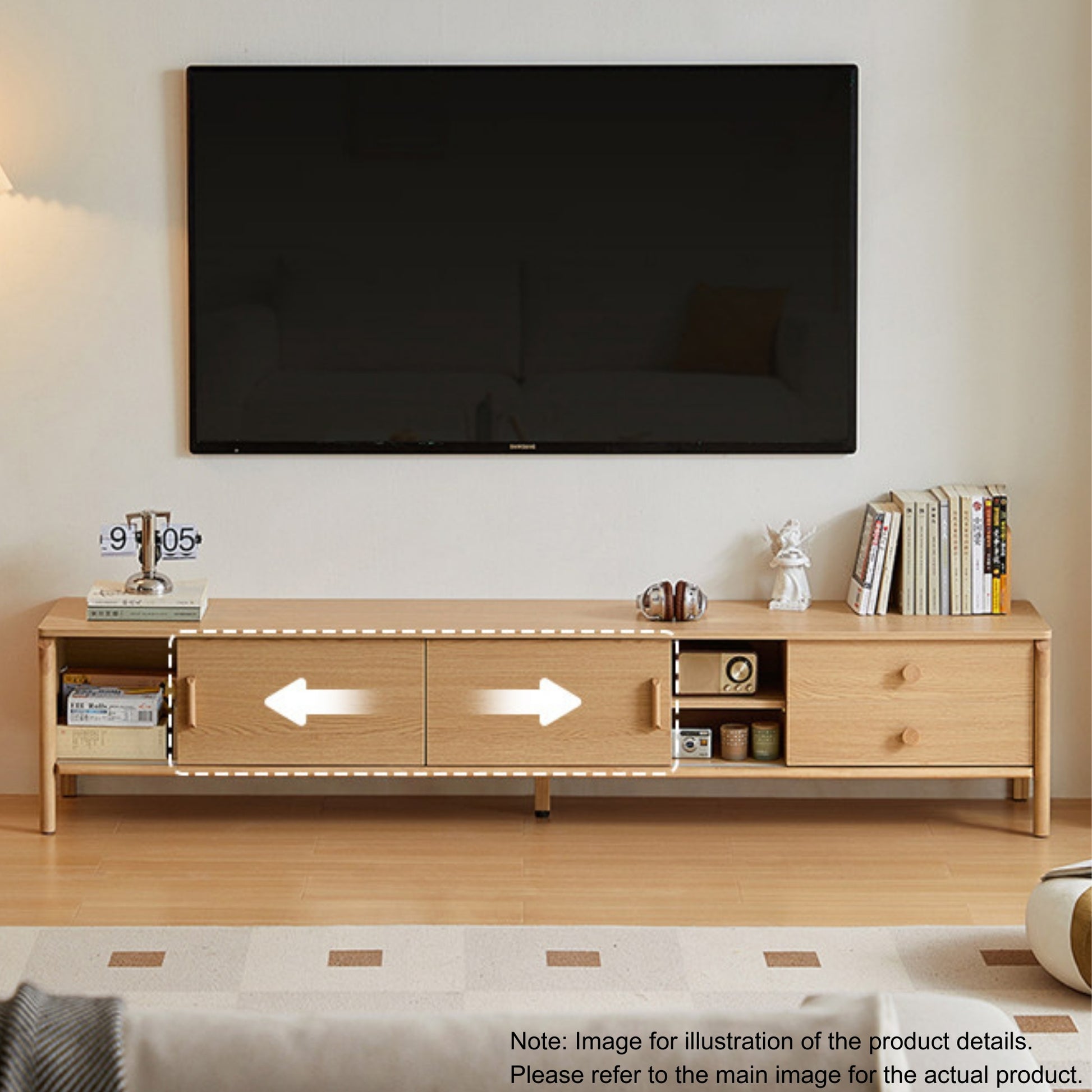 Linspire Ursula Entertainment Unit, W180cm, Dark Wood