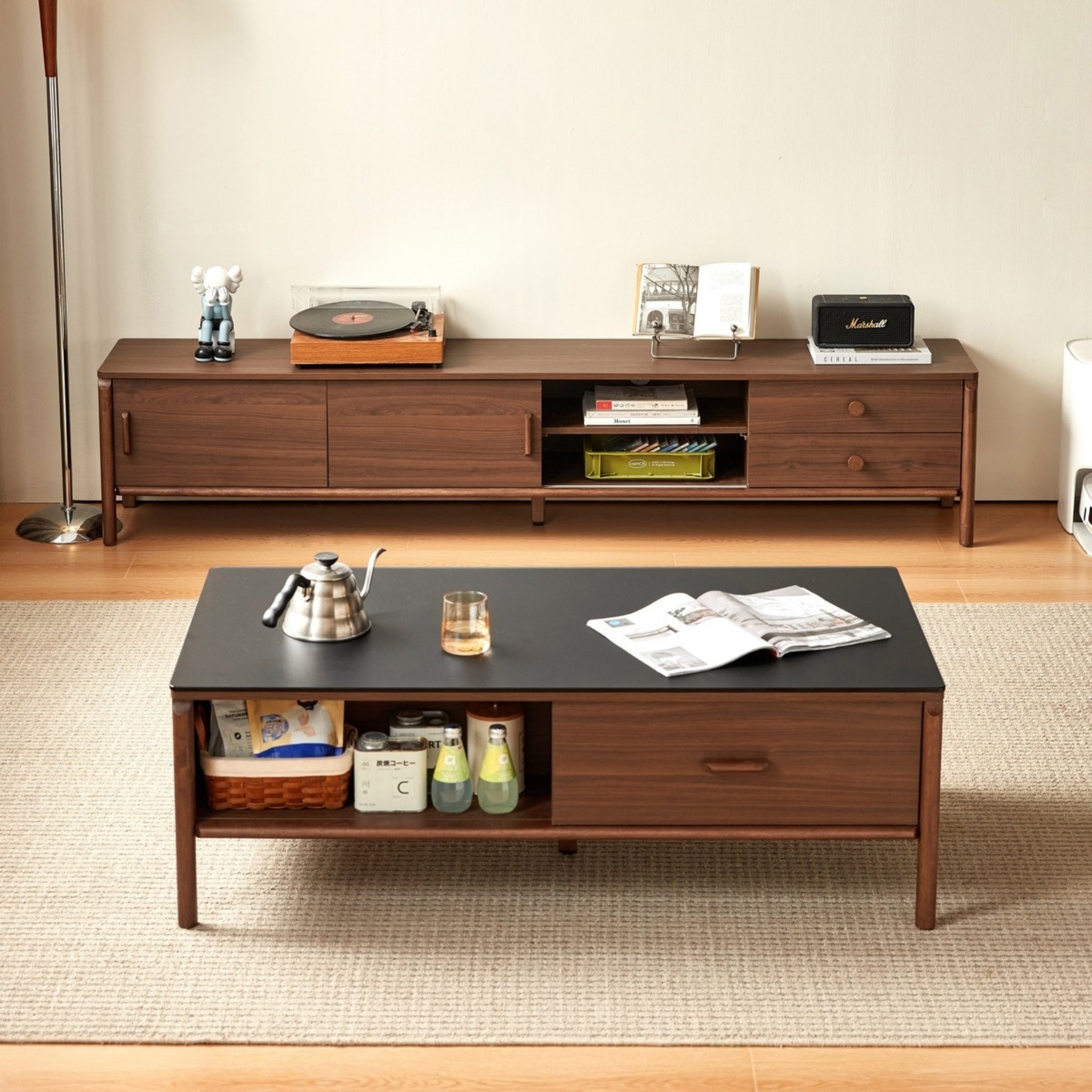 Linspire Ursula Entertainment Unit, W180cm, Dark Wood