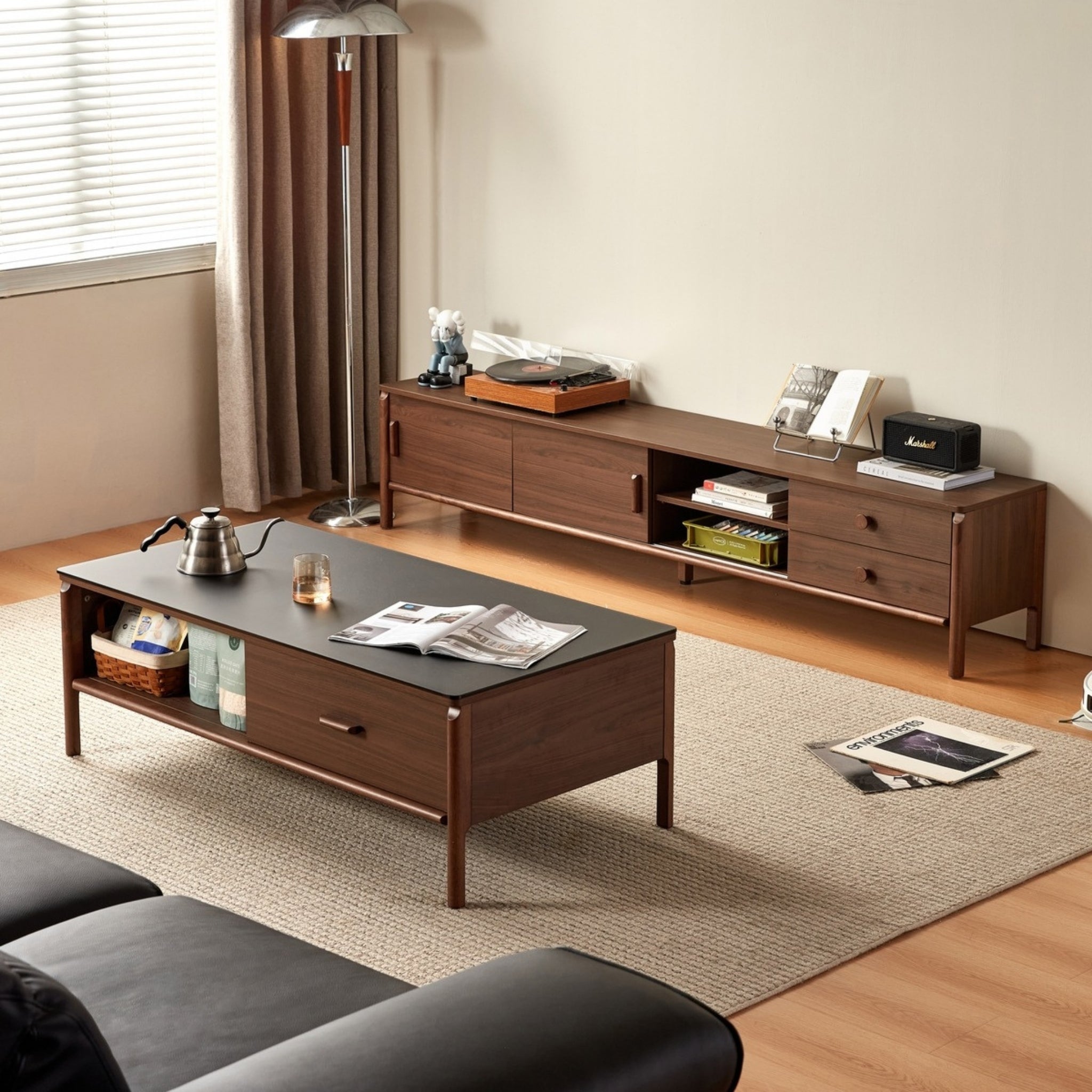 Linspire Ursula Entertainment Unit, W180cm, Dark Wood