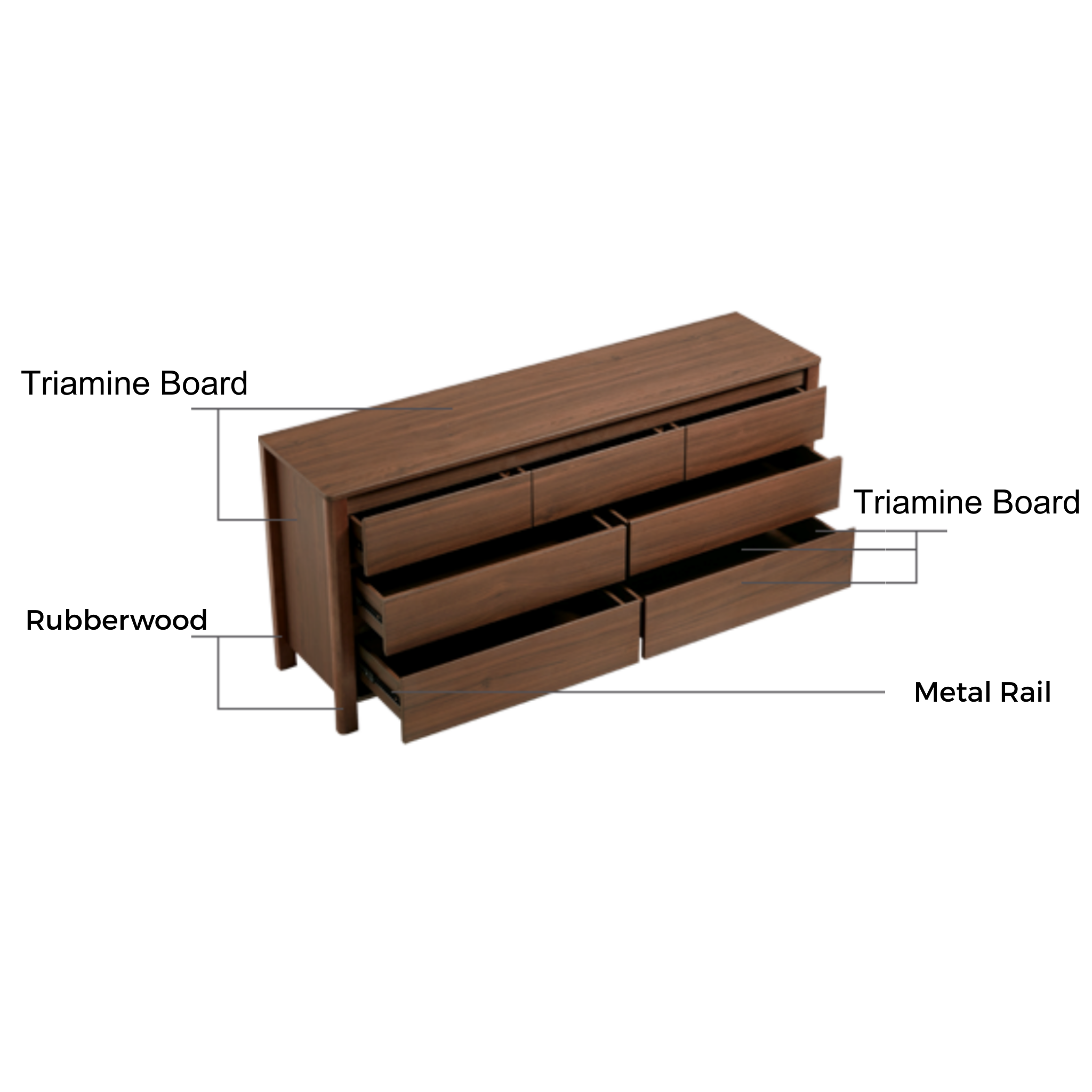 Linspire Ventus Chest Of 7 Drawers