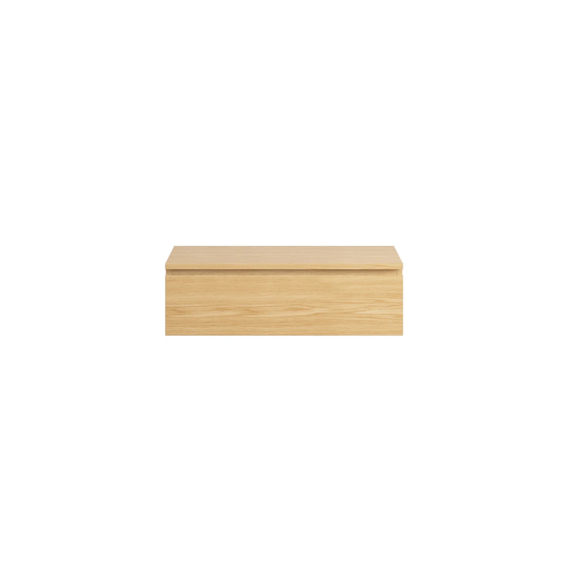 Loft Japandi Floating Entertainment Unit, W80cm, Natural Wood