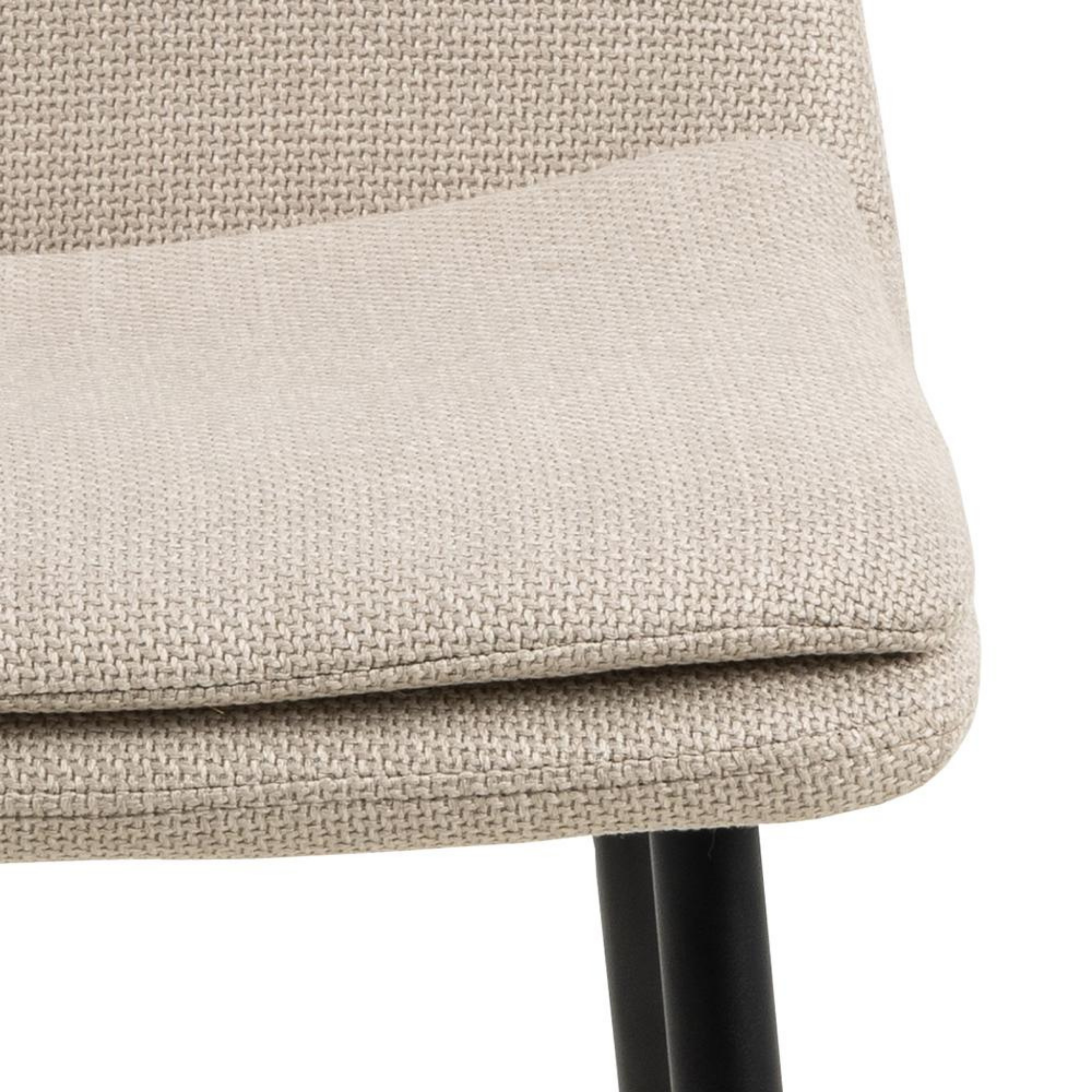 Hjem Design Becra Dining Chair, Set of 4, Beige
