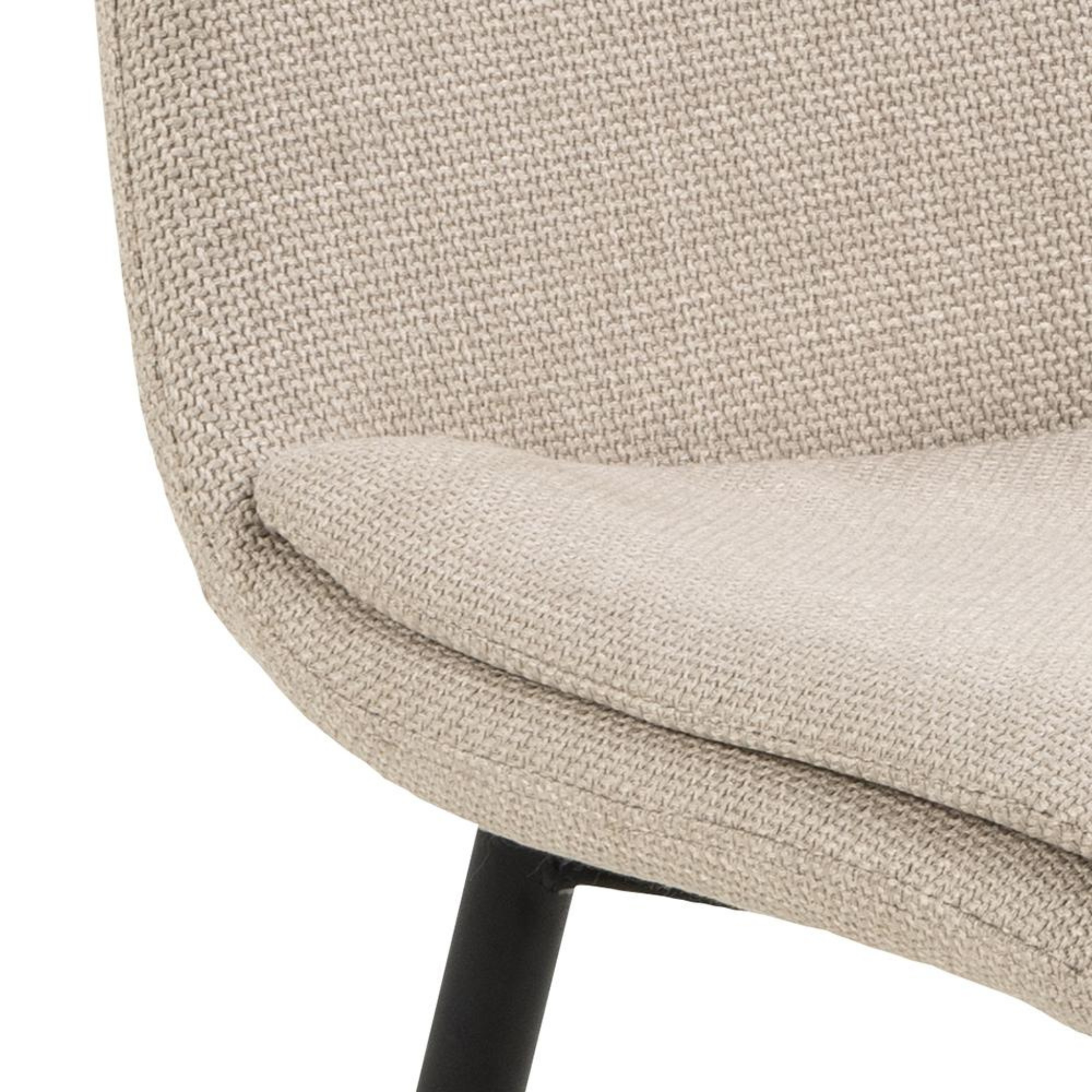 Hjem Design Becra Dining Chair, Set of 4, Beige