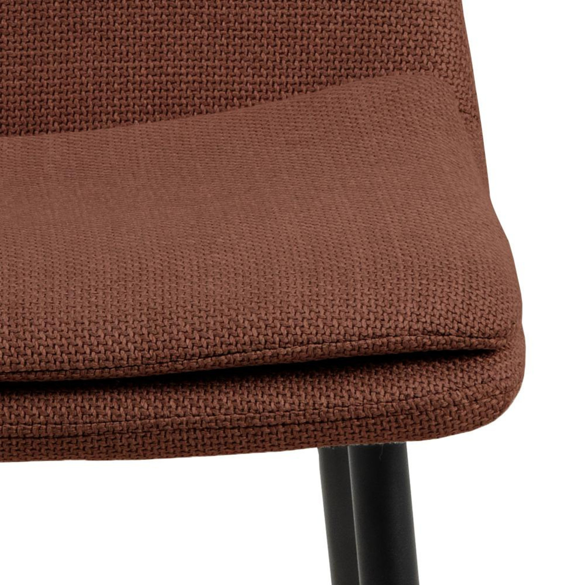 Hjem Design Becra Dining Chair, Set of 4, Terracotta