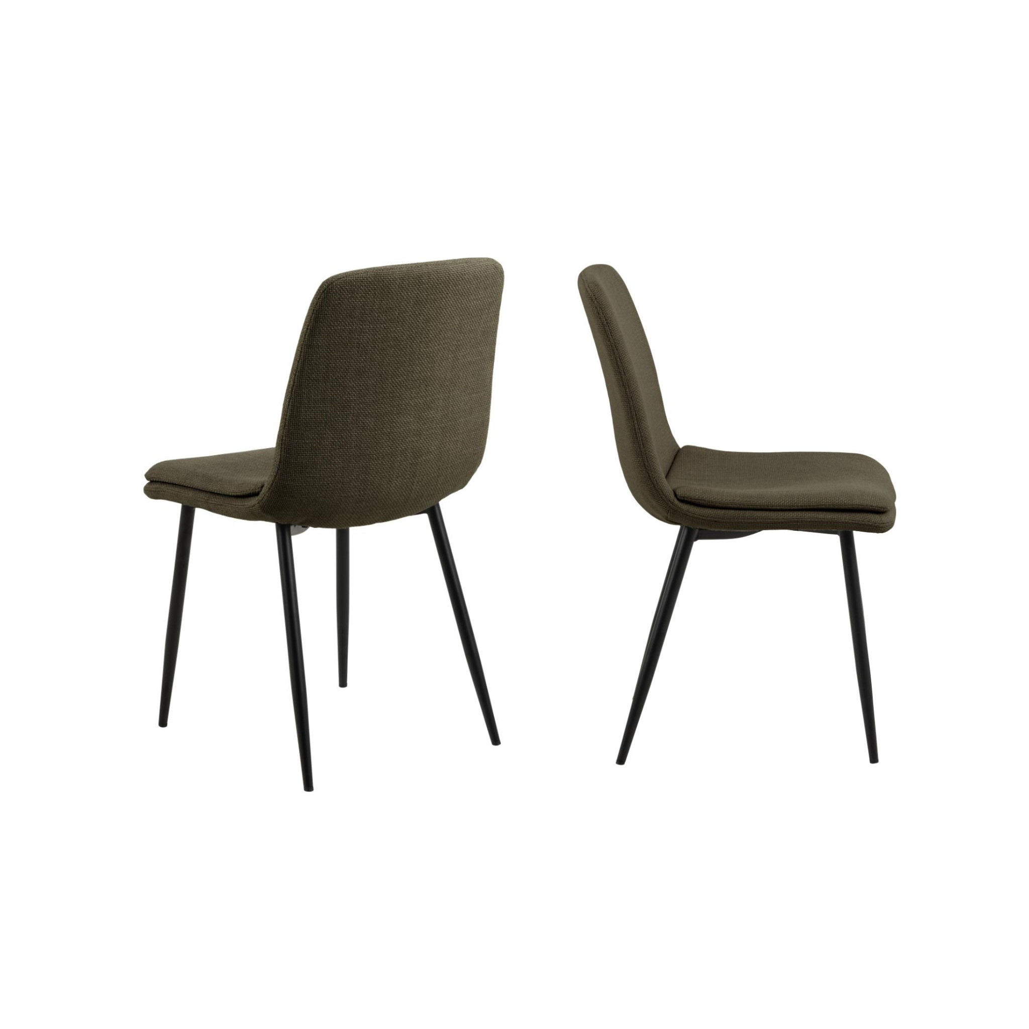 Hjem Design Becra Dining Chair, Set of 4, Green