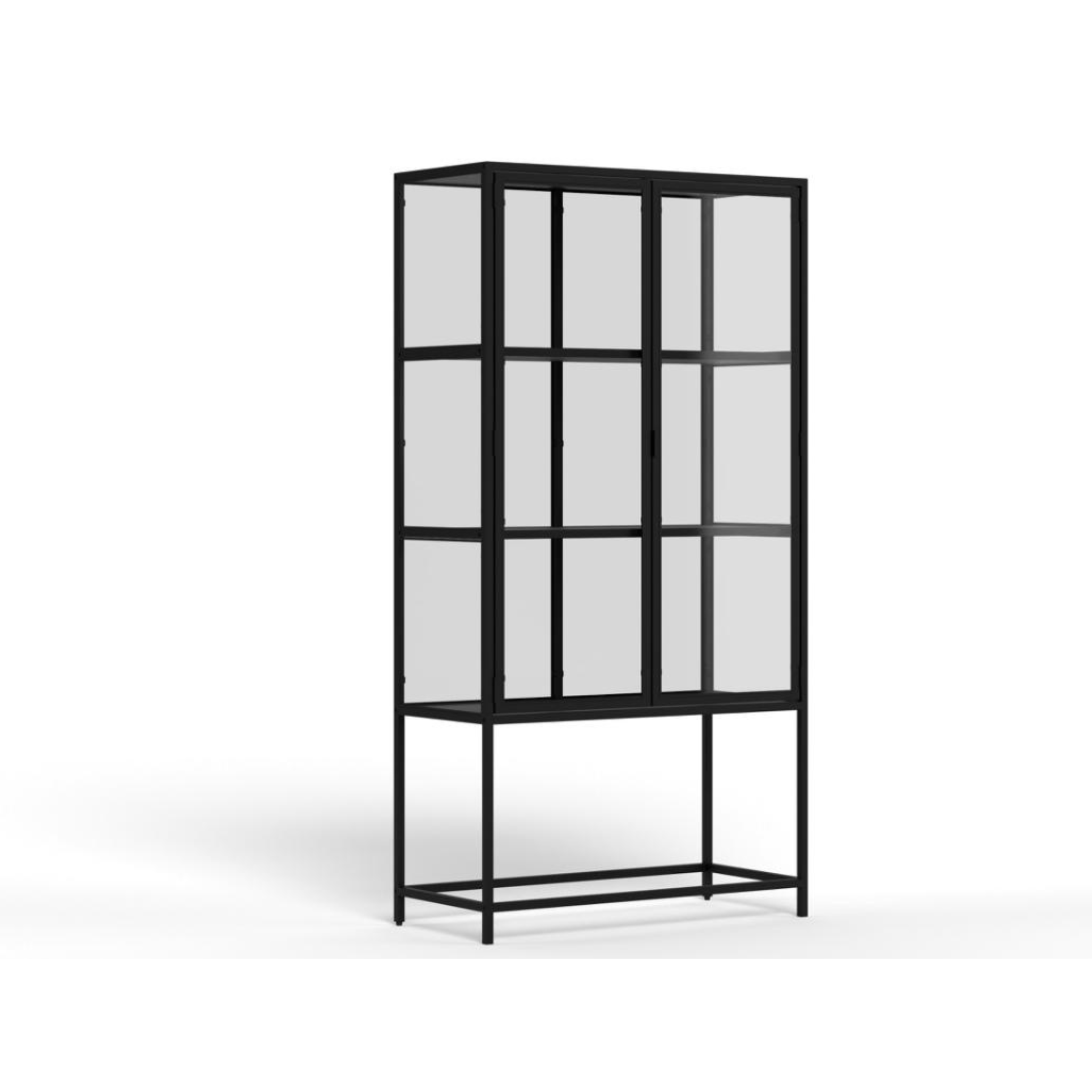 Hjem Design Sevron Display Cabinet